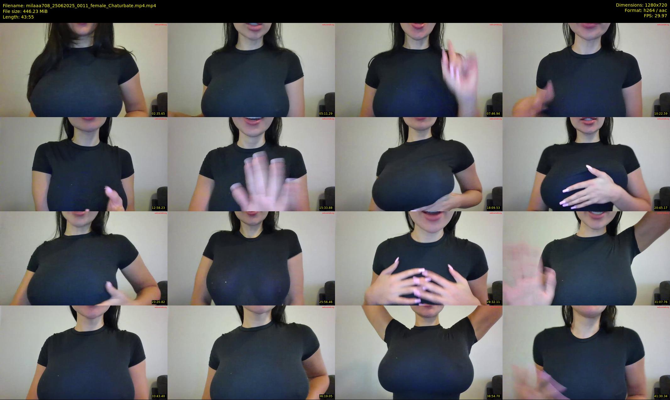 milaaa708 — 44 minute Chaturbate female cam show recording, 720p, Jun 25, 2025