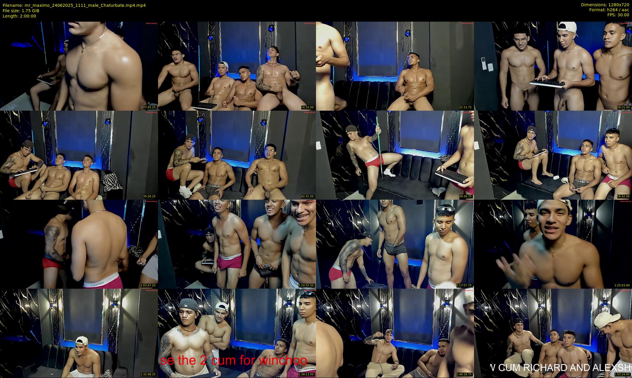 mr_maximo — 120 minute Chaturbate male cam show recording, 720p, Jun 24, 2025