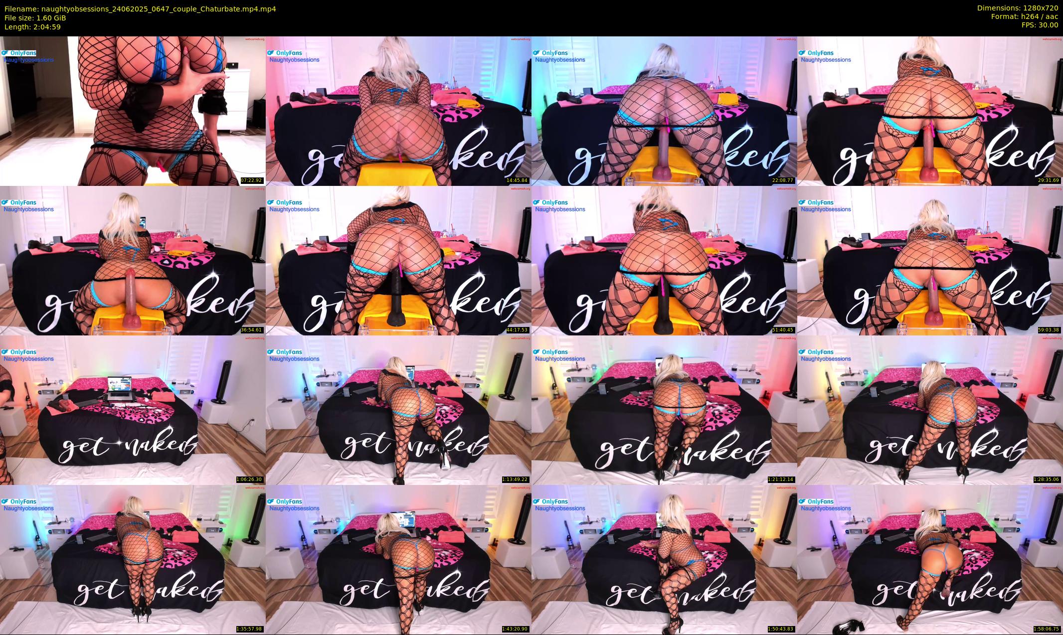 naughtyobsessions — 125 minute Chaturbate female cam show recording, 720p, Jun 24, 2025