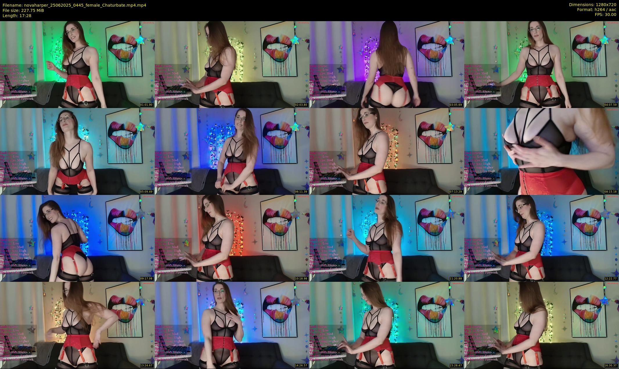 novaharper — 18 minute Chaturbate female cam show recording, 720p, Jun 25, 2025