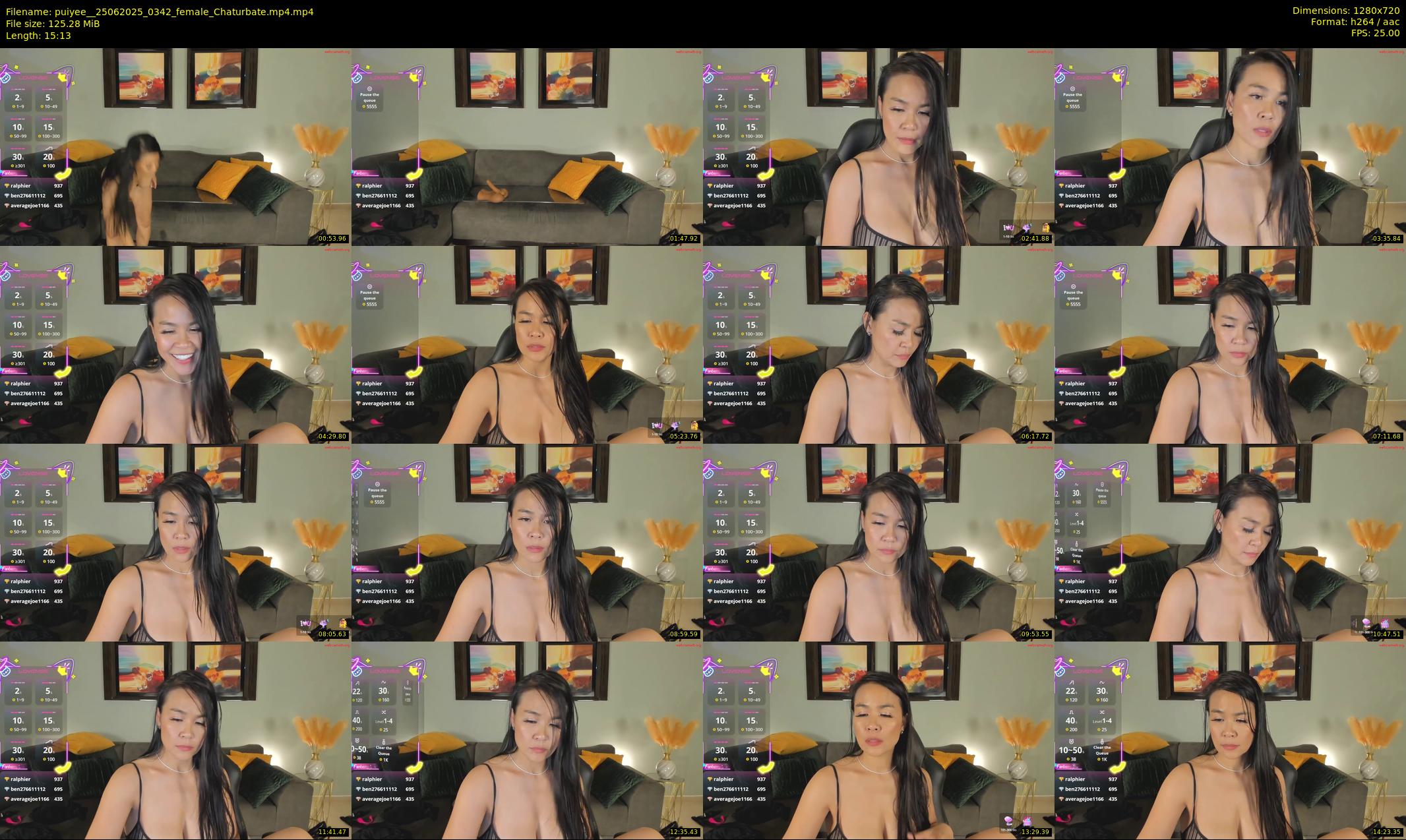 puiyee_ — 16 minute Chaturbate female cam show recording, 720p, Jun 25, 2025