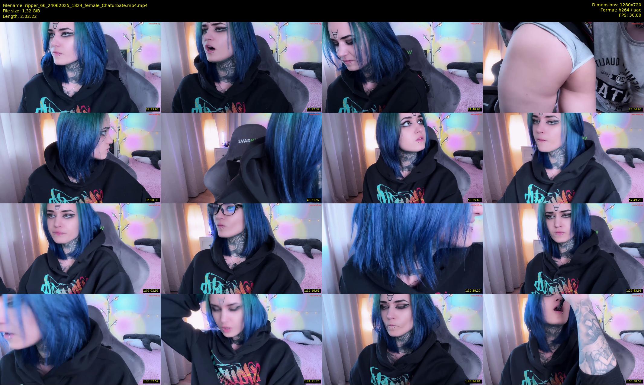 ripper_66 — 123 minute Chaturbate female cam show recording, 720p, Jun 24, 2025