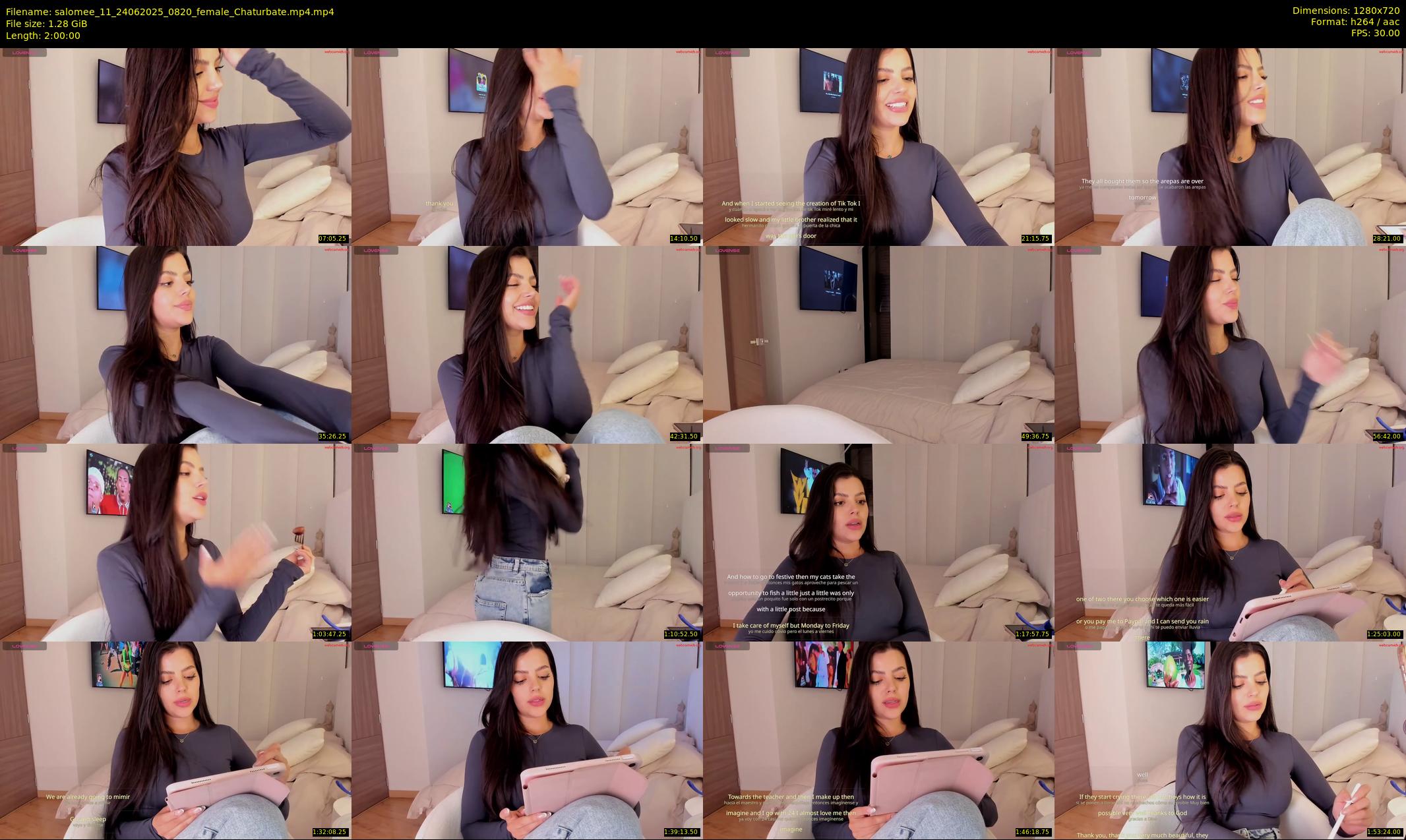 salomee_11 — 120 minute Chaturbate female cam show recording, 720p, Jun 24, 2025