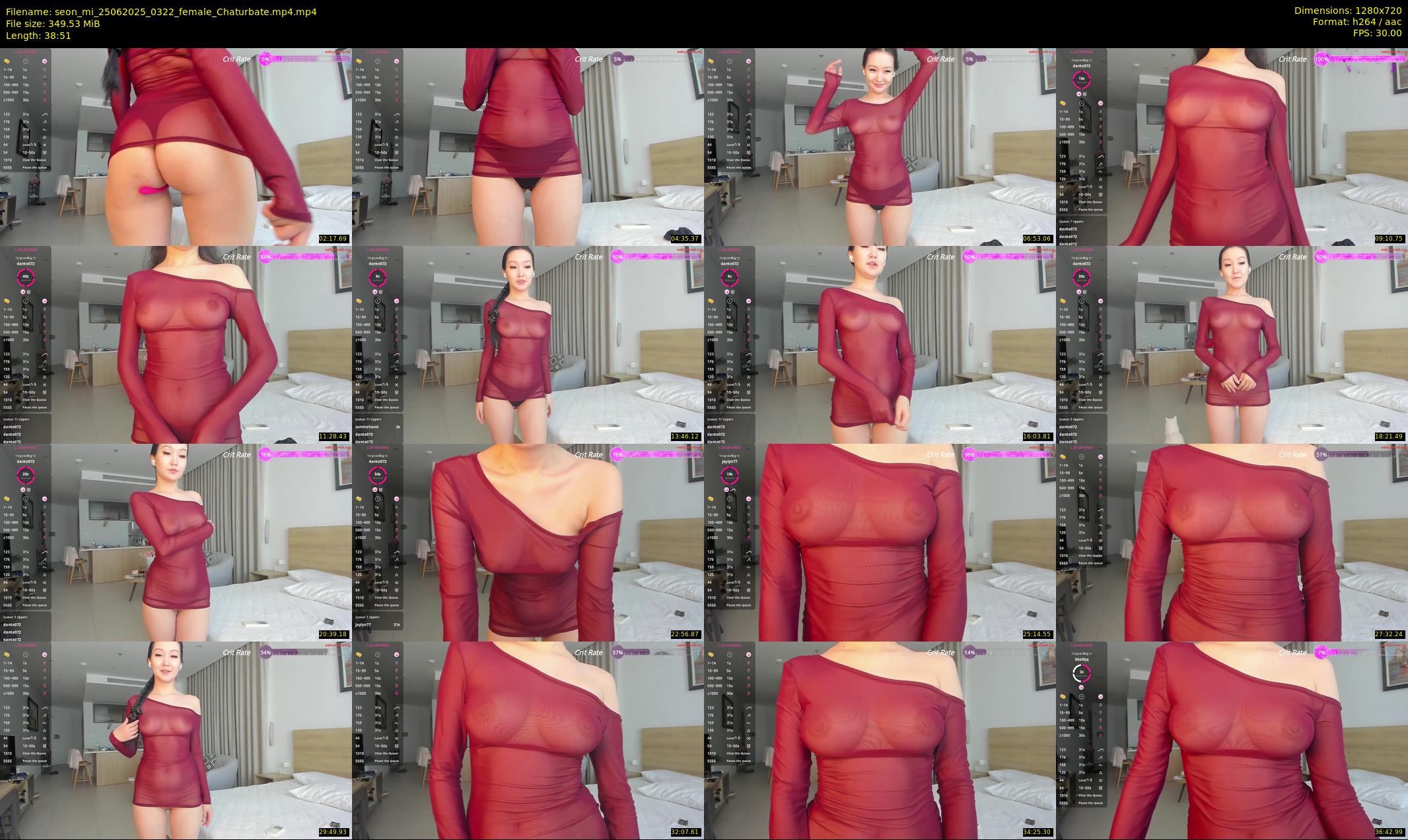 seon_mi — 39 minute Chaturbate female cam show recording, 720p, Jun 25, 2025