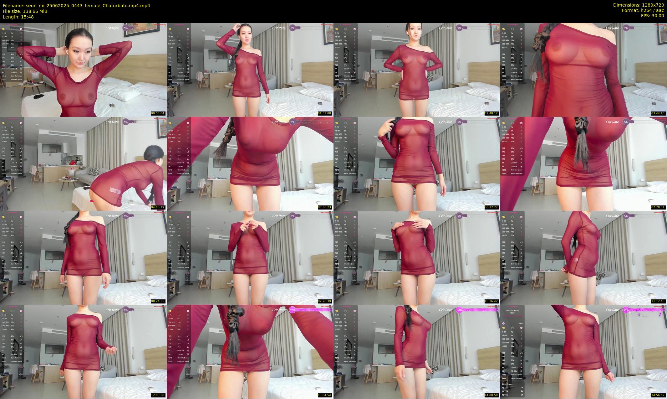 seon_mi — 16 minute Chaturbate female cam show recording, 720p, Jun 25, 2025