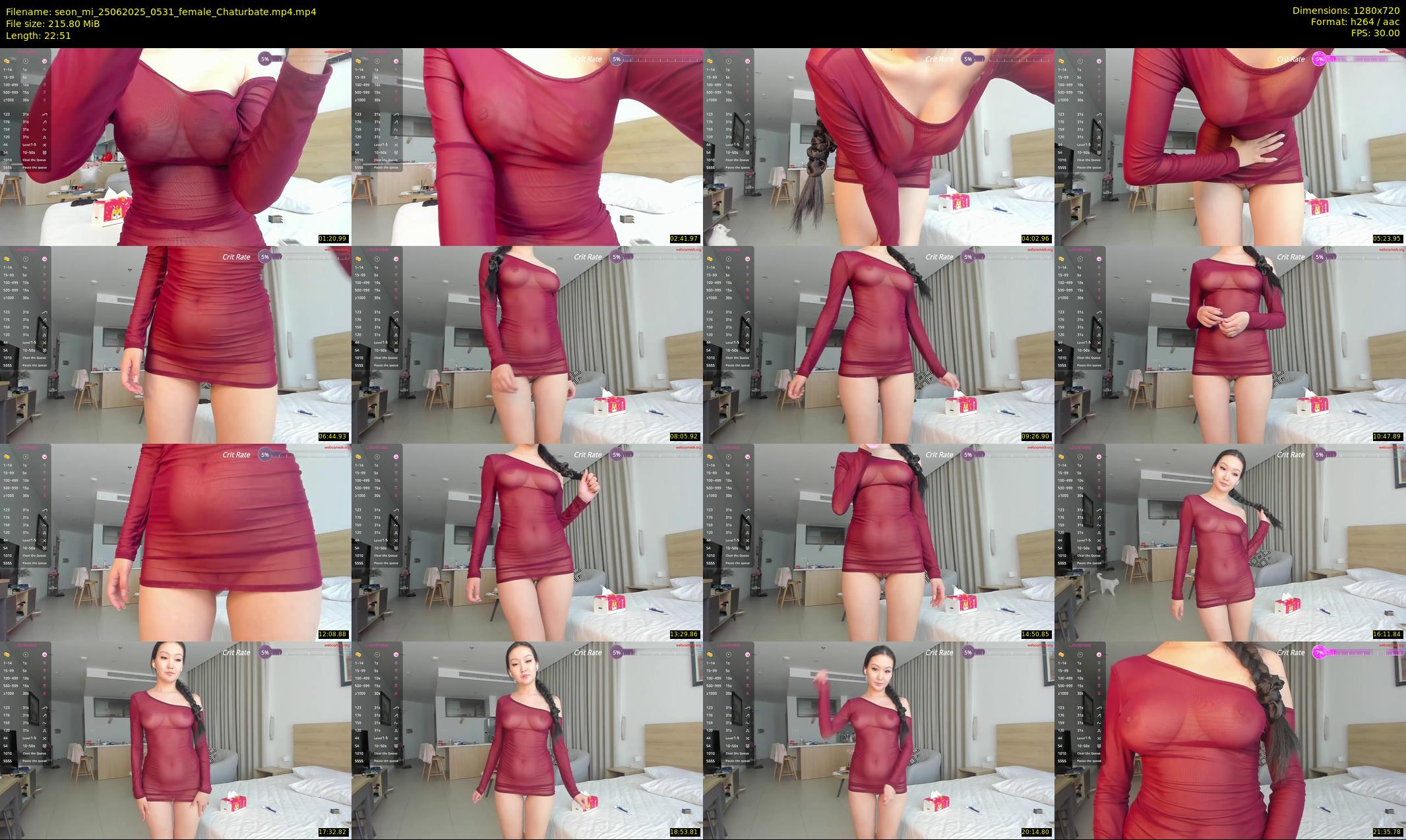 seon_mi — 23 minute Chaturbate female cam show recording, 720p, Jun 25, 2025