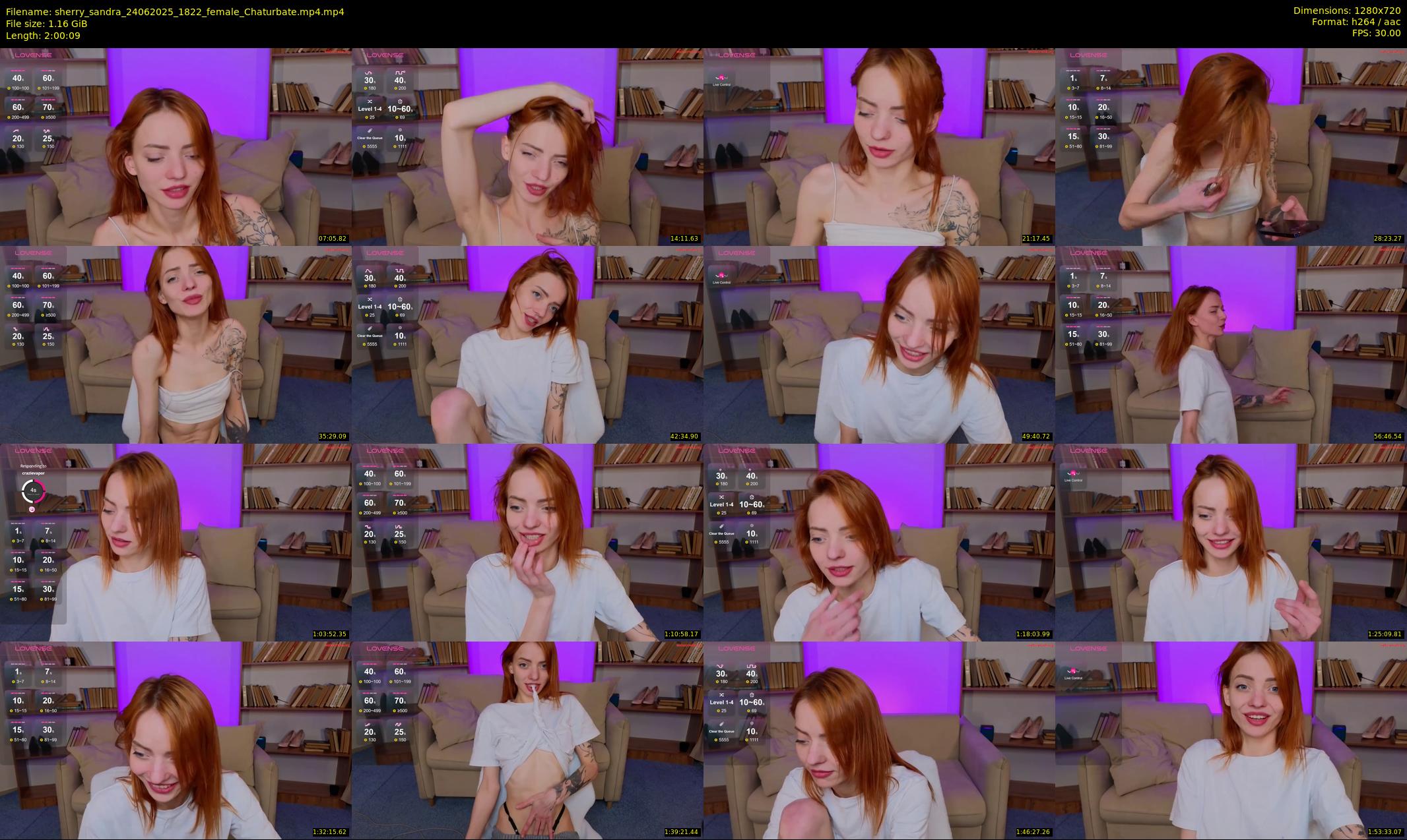 sherry_sandra — 121 minute Chaturbate female cam show recording, 720p, Jun 24, 2025