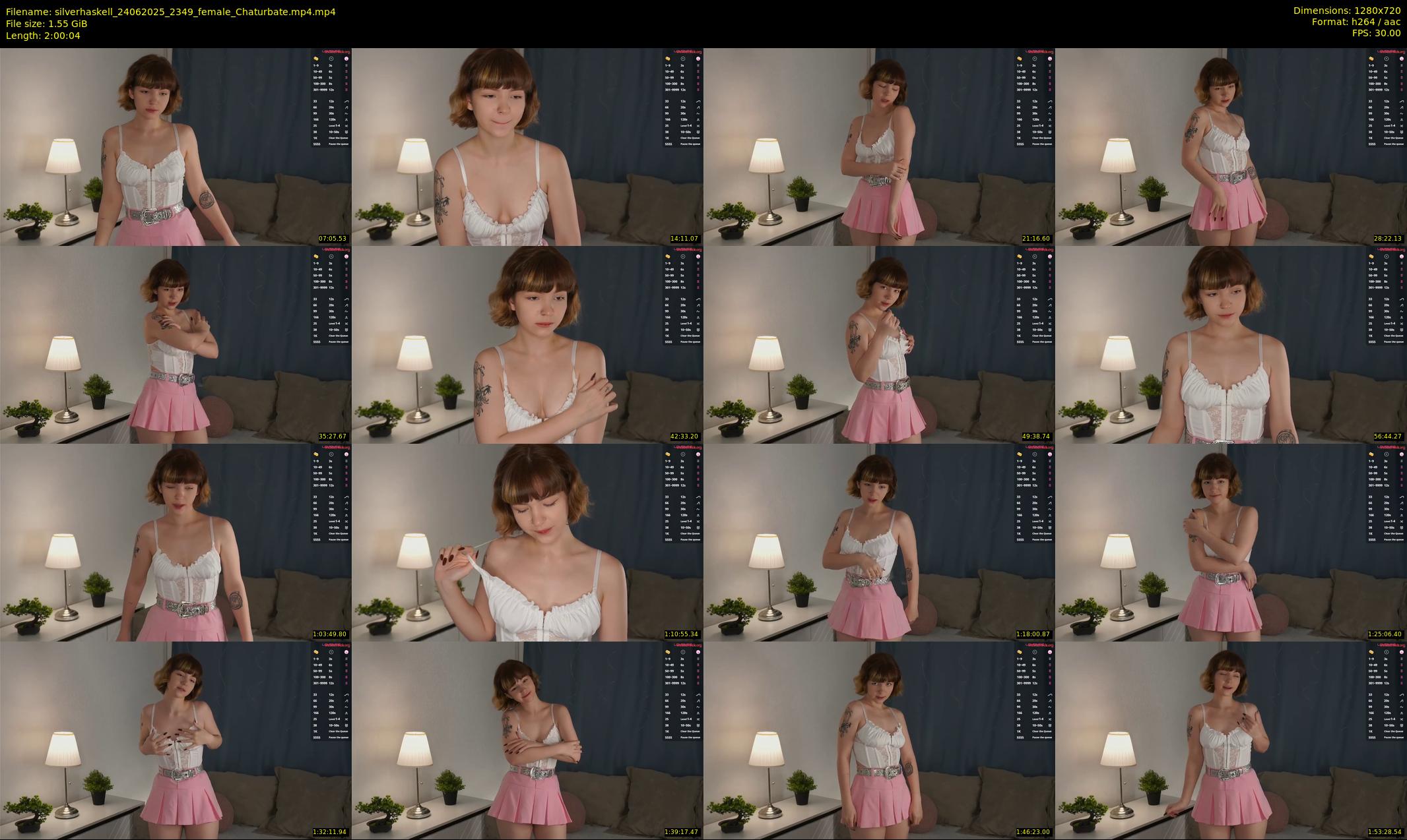silverhaskell — 121 minute Chaturbate female cam show recording, 720p, Jun 24, 2025
