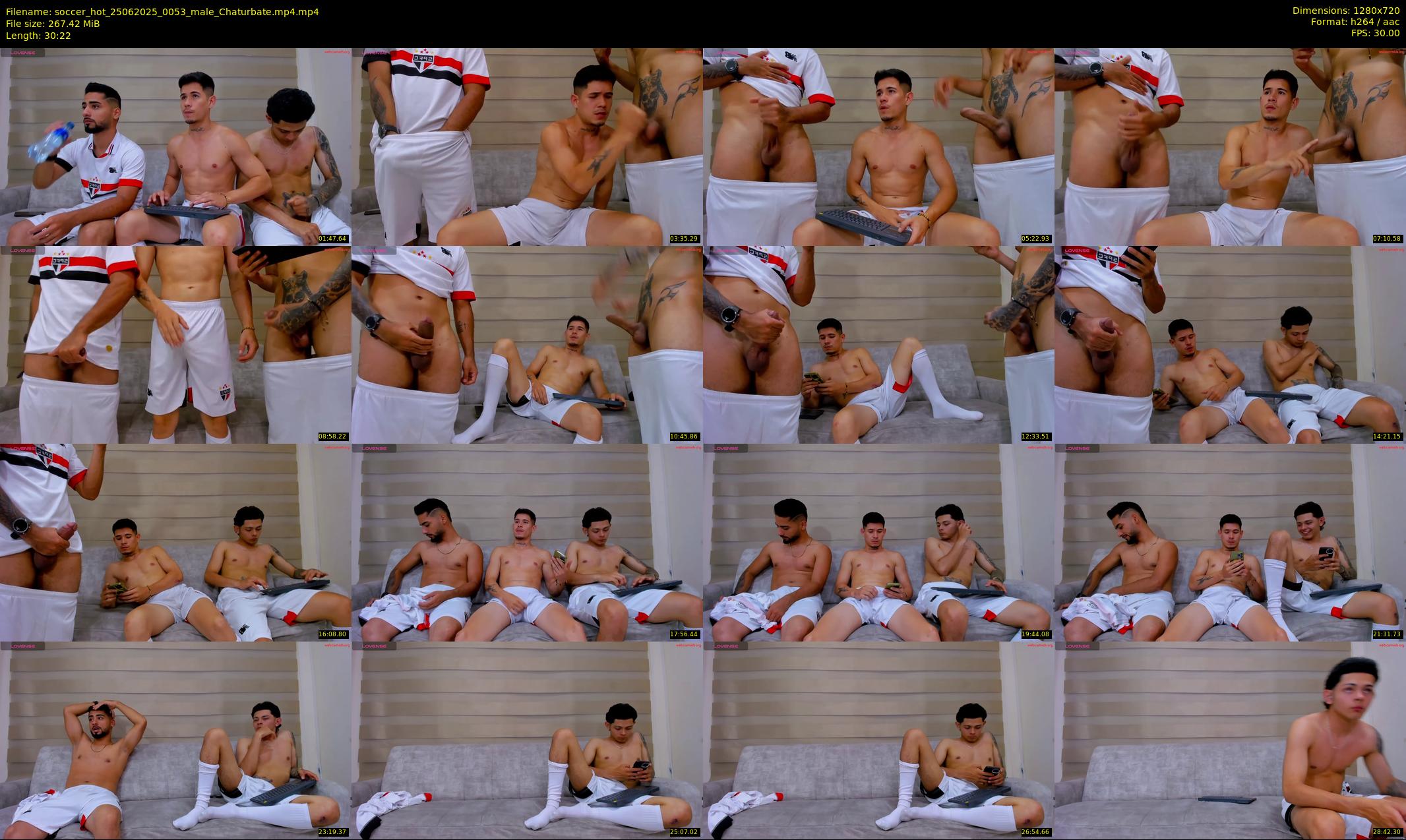 soccer_hot — 31 minute Chaturbate male cam show recording, 720p, Jun 25, 2025
