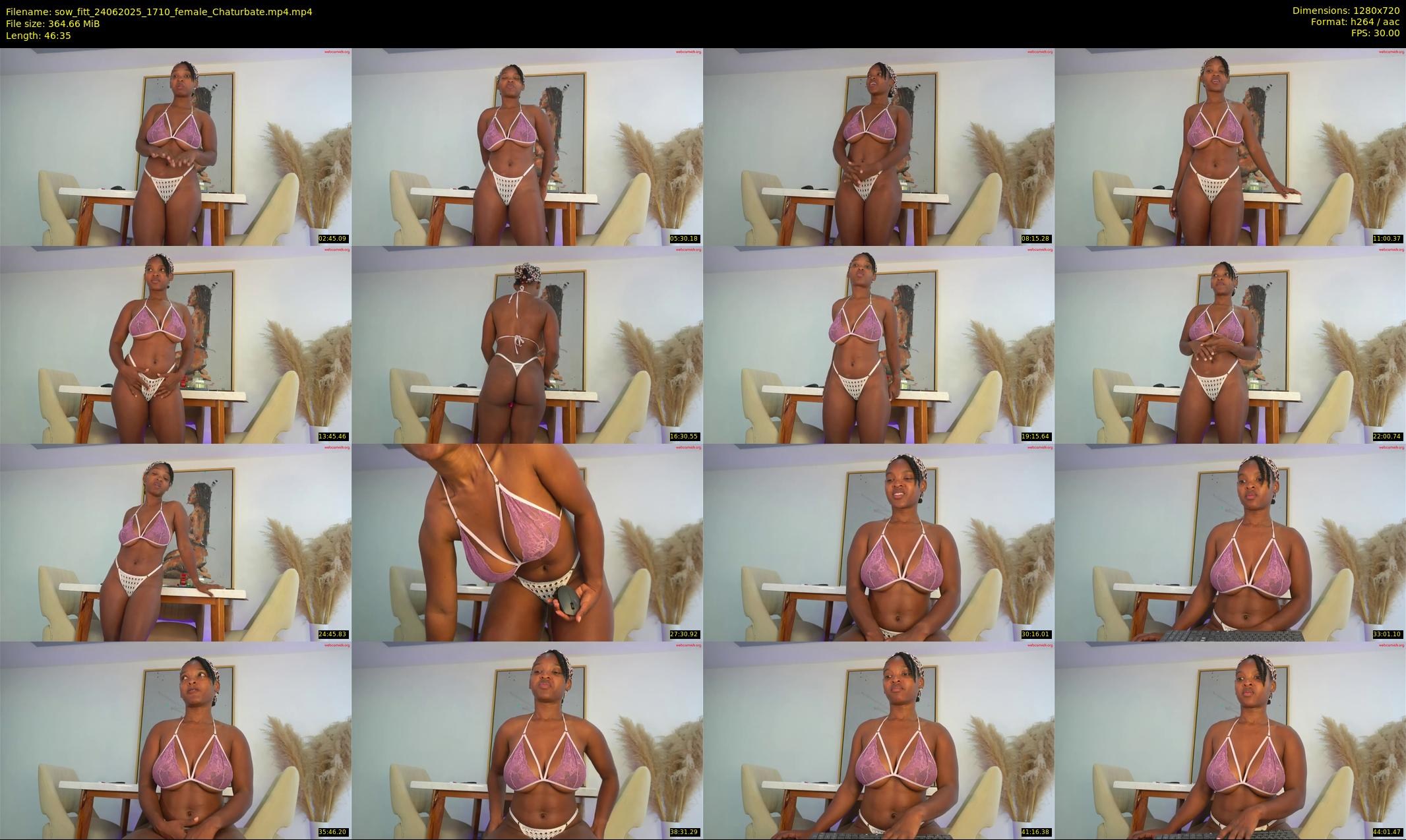 sow_fitt — 47 minute Chaturbate female cam show recording, 720p, Jun 24, 2025