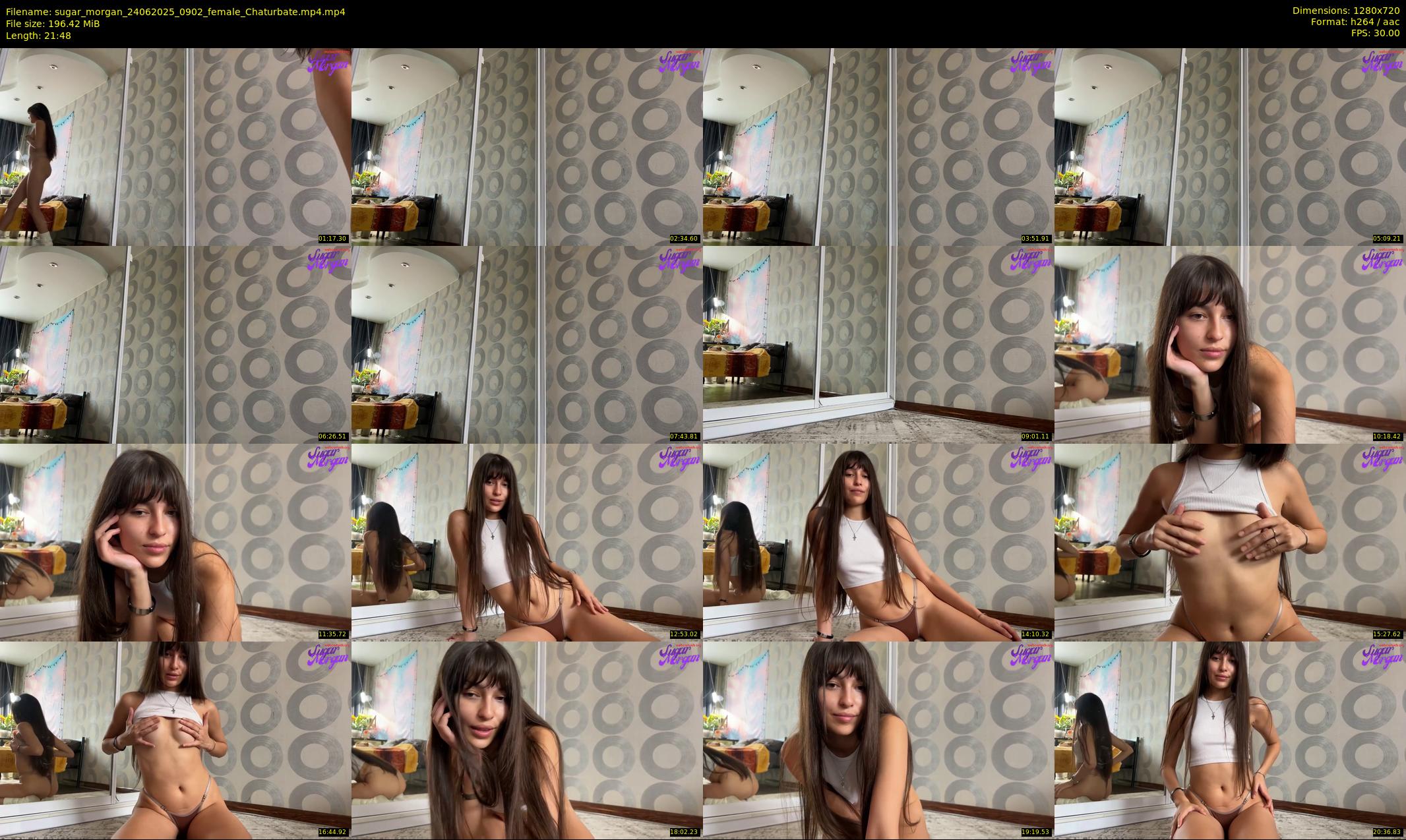 sugar_morgan — 22 minute Chaturbate female cam show recording, 720p, Jun 24, 2025
