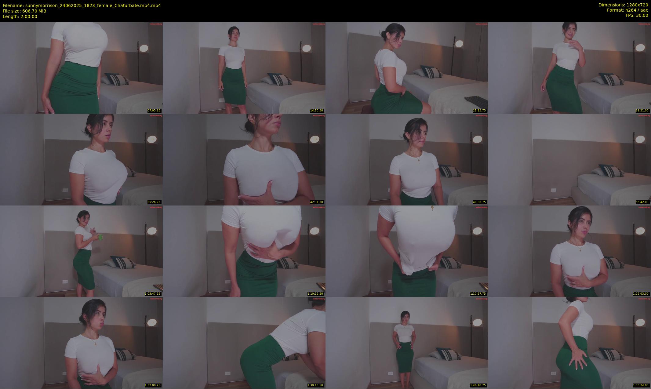 sunnymorrison — 120 minute Chaturbate female cam show recording, 720p, Jun 24, 2025