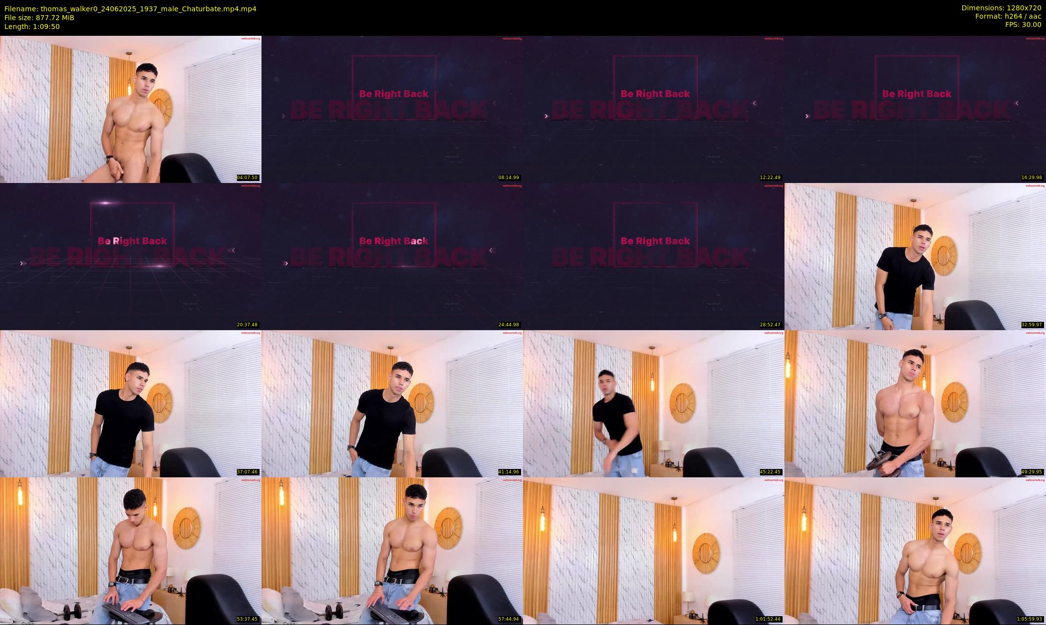 thomas_walker0 — 70 minute Chaturbate male cam show recording, 720p, Jun 24, 2025
