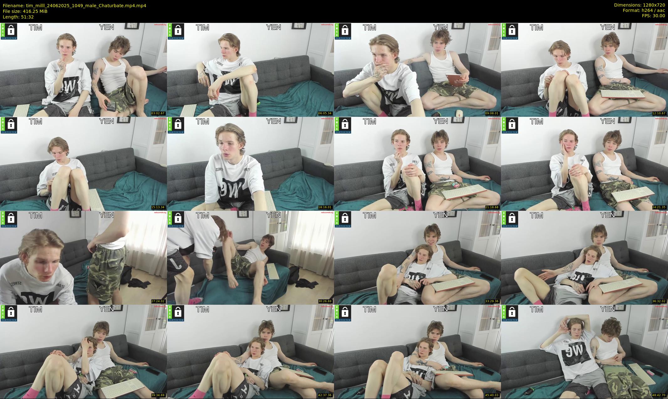 tim_milll — 52 minute Chaturbate male cam show recording, 720p, Jun 24, 2025