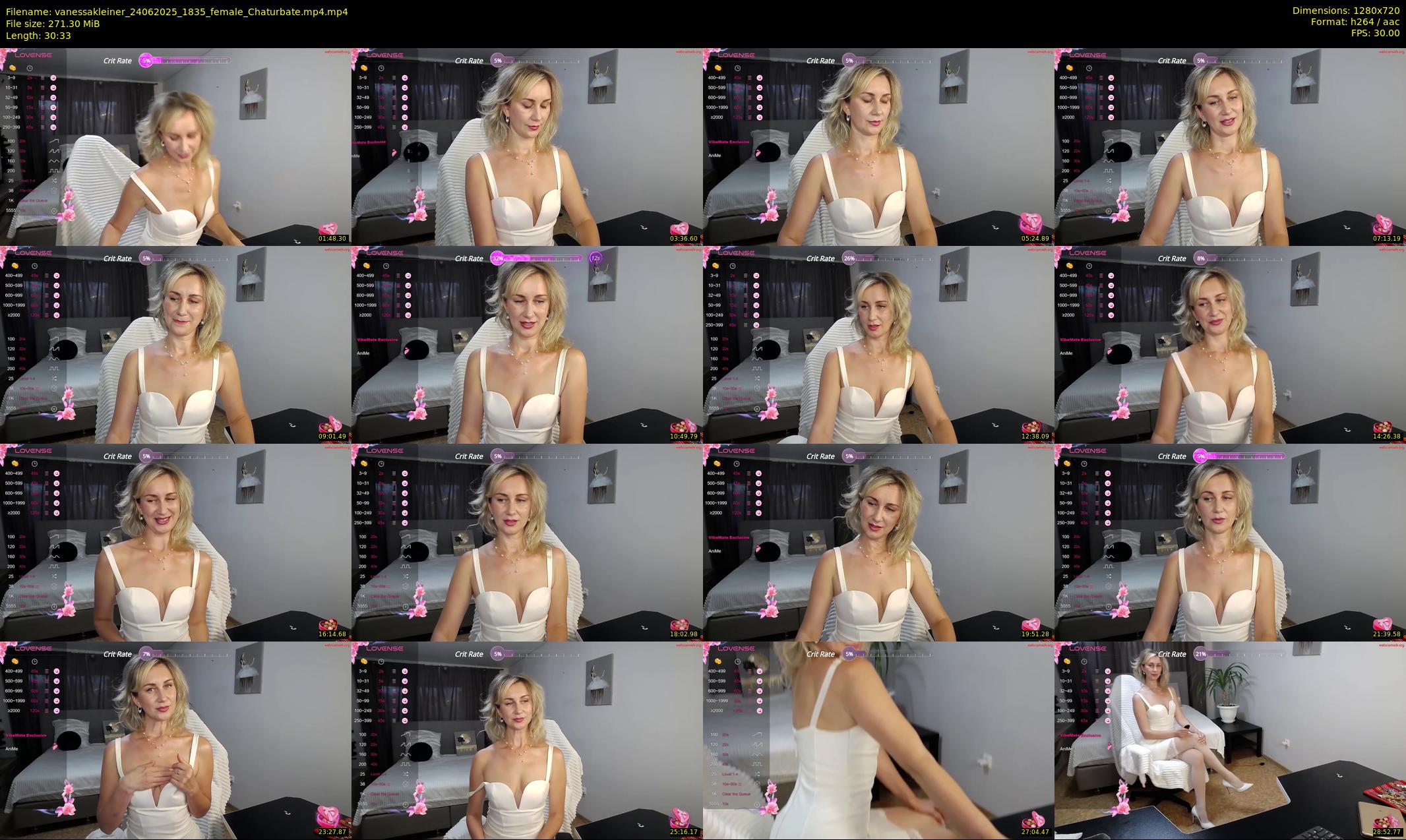 vanessakleiner — 31 minute Chaturbate female cam show recording, 720p, Jun 24, 2025