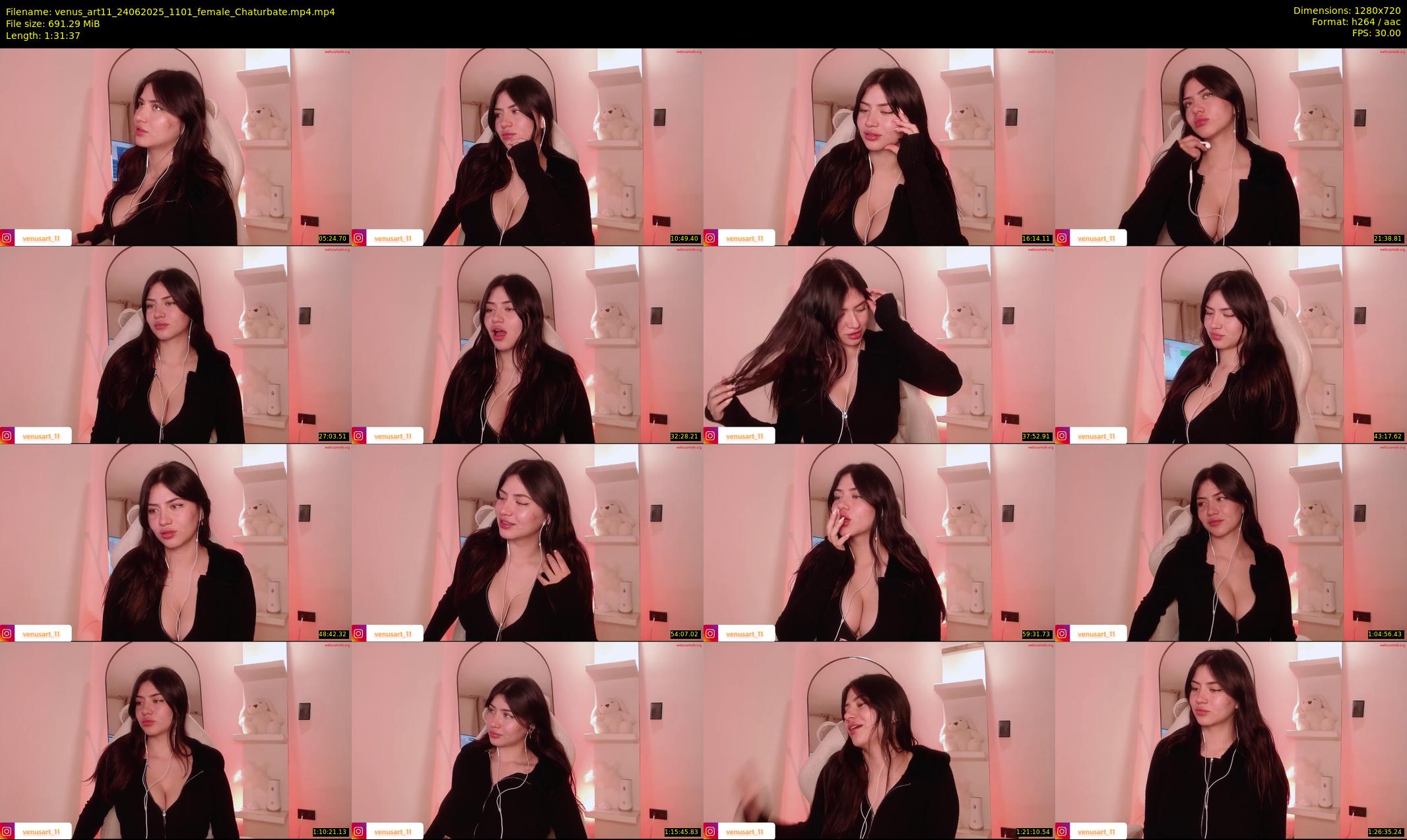 venus_art11 — 92 minute Chaturbate female cam show recording, 720p, Jun 24, 2025