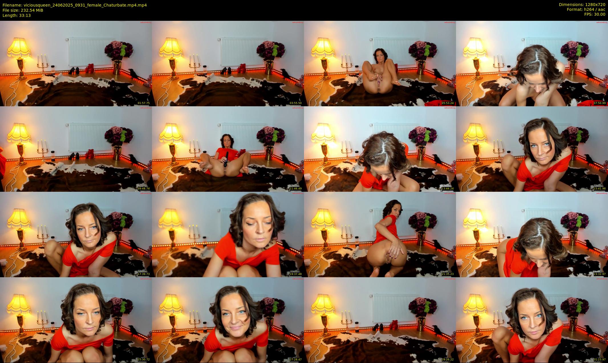 viciousqueen — 34 minute Chaturbate female cam show recording, 720p, Jun 24, 2025