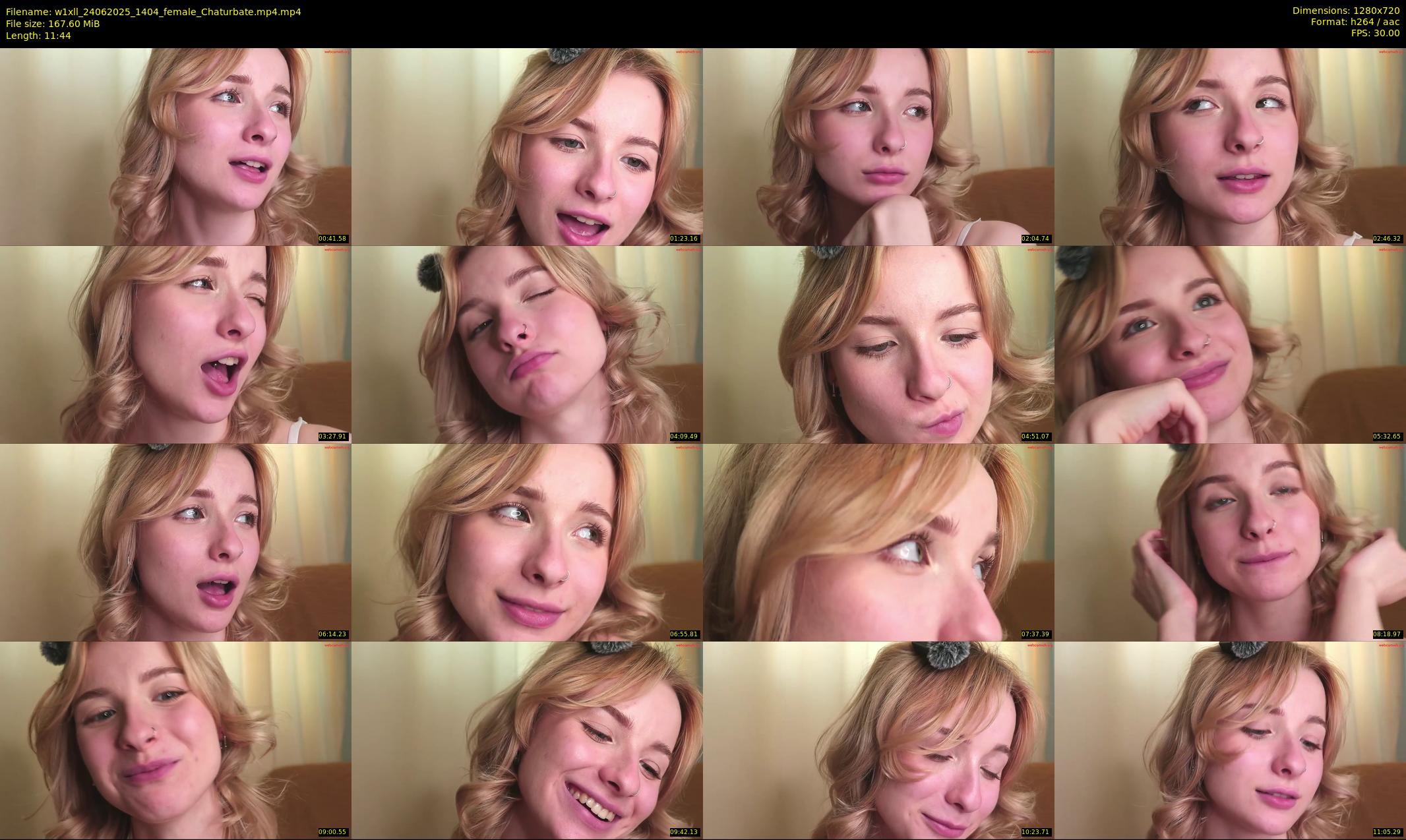 w1xll — 12 minute Chaturbate female cam show recording, 720p, Jun 24, 2025