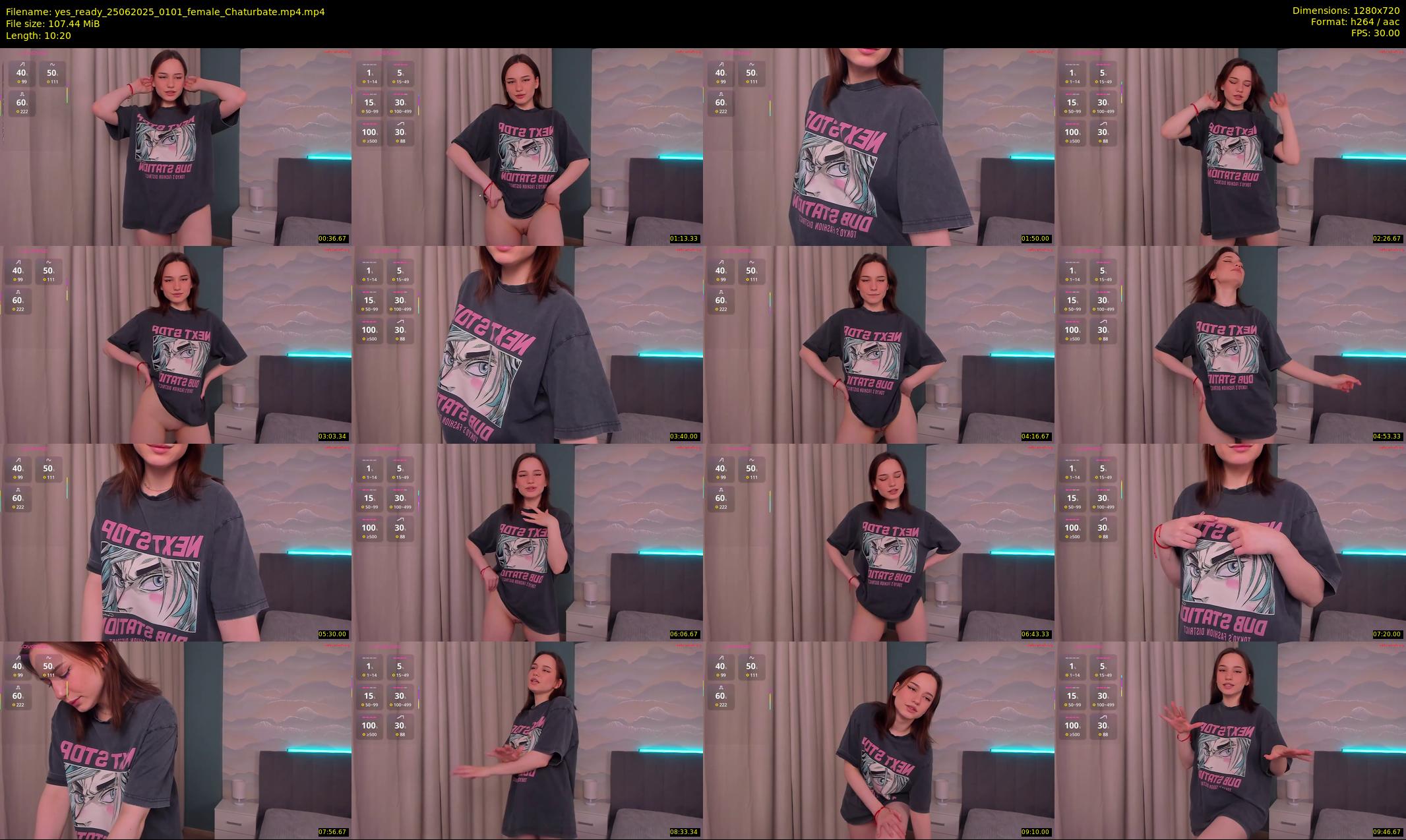 yes_ready — 11 minute Chaturbate female cam show recording, 720p, Jun 25, 2025