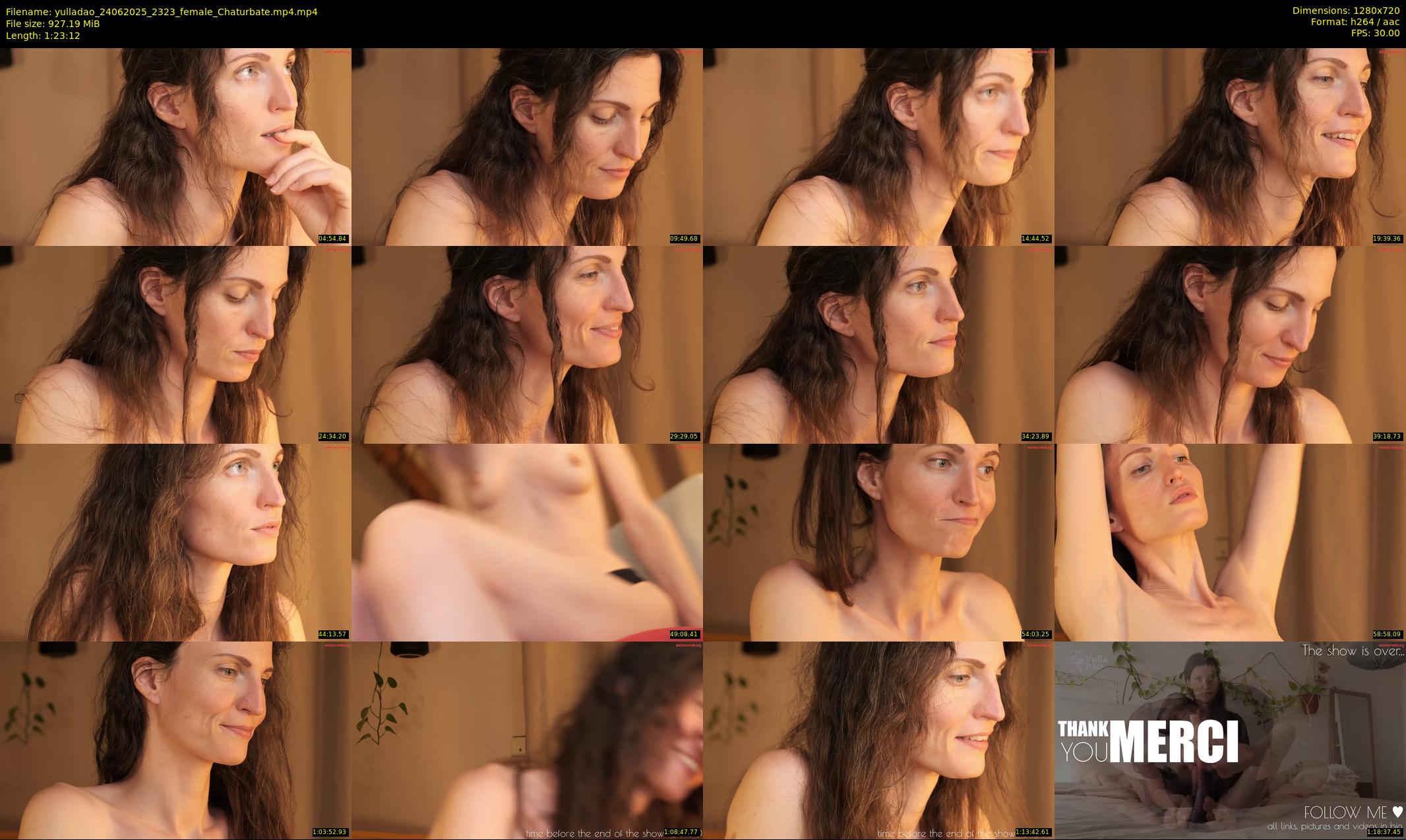yulladao — 84 minute Chaturbate female cam show recording, 720p, Jun 24, 2025