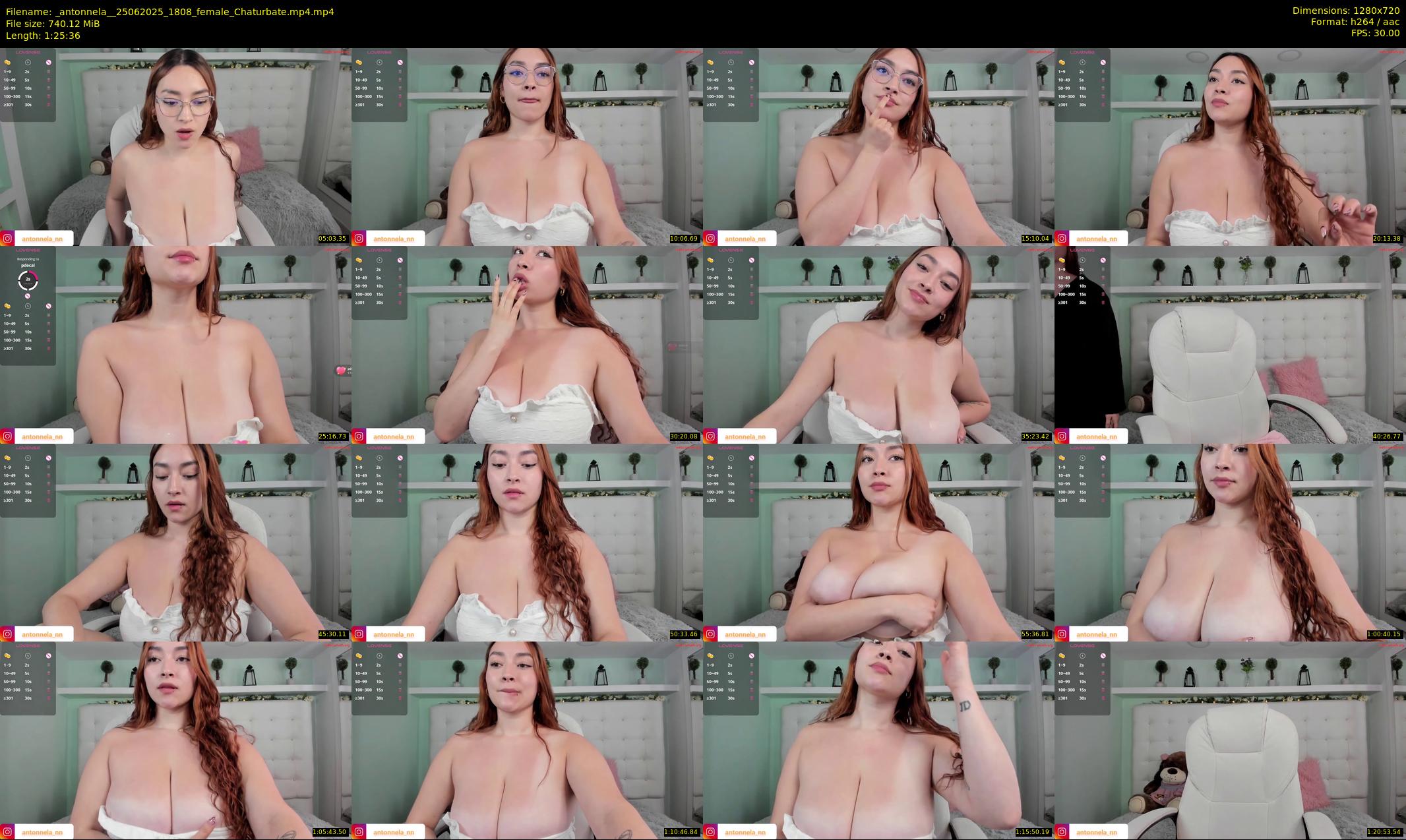_antonnela_ — 86 minute Chaturbate female cam show recording, 720p, Jun 25, 2025