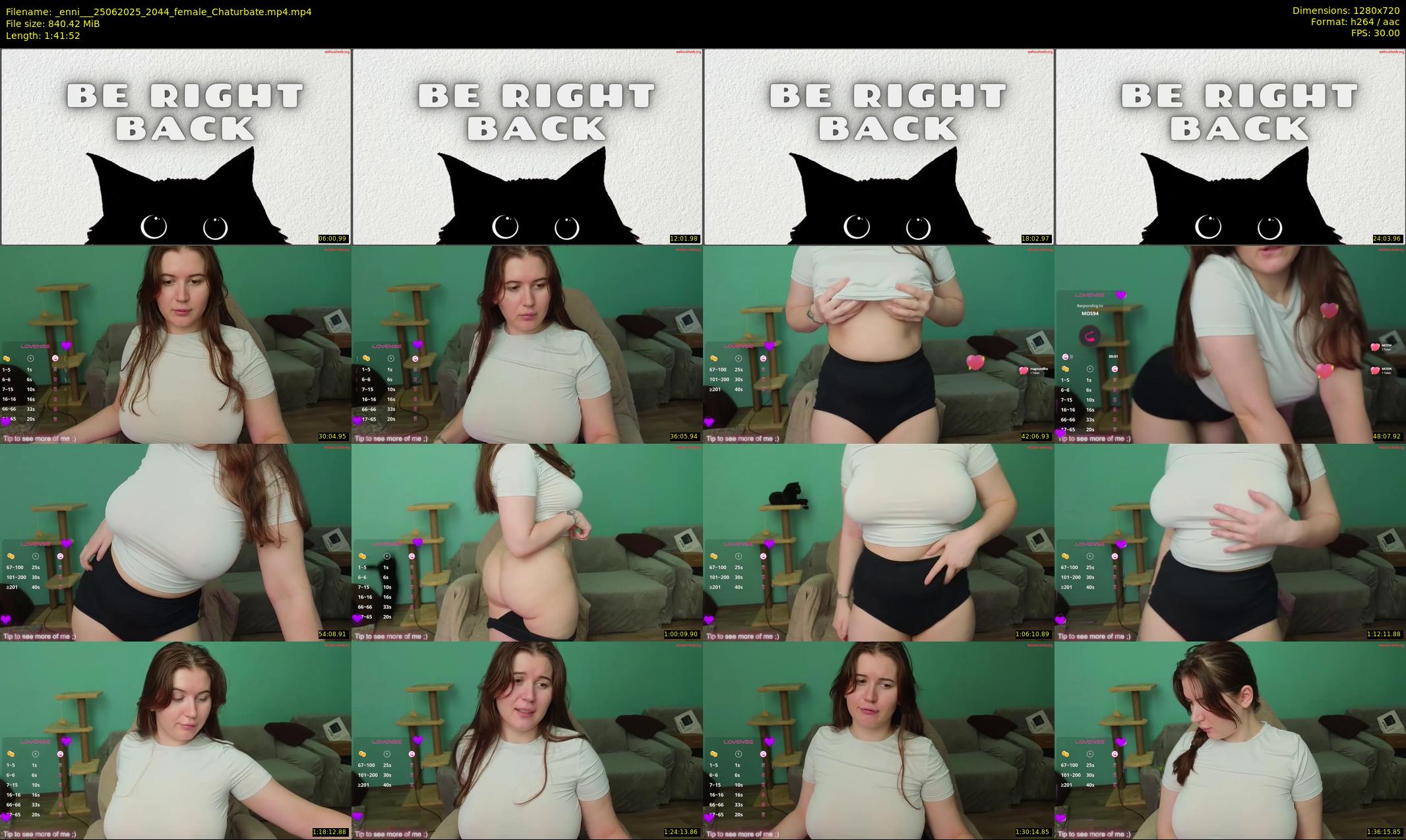 _enni__ — 102 minute Chaturbate female cam show recording, 720p, Jun 25, 2025