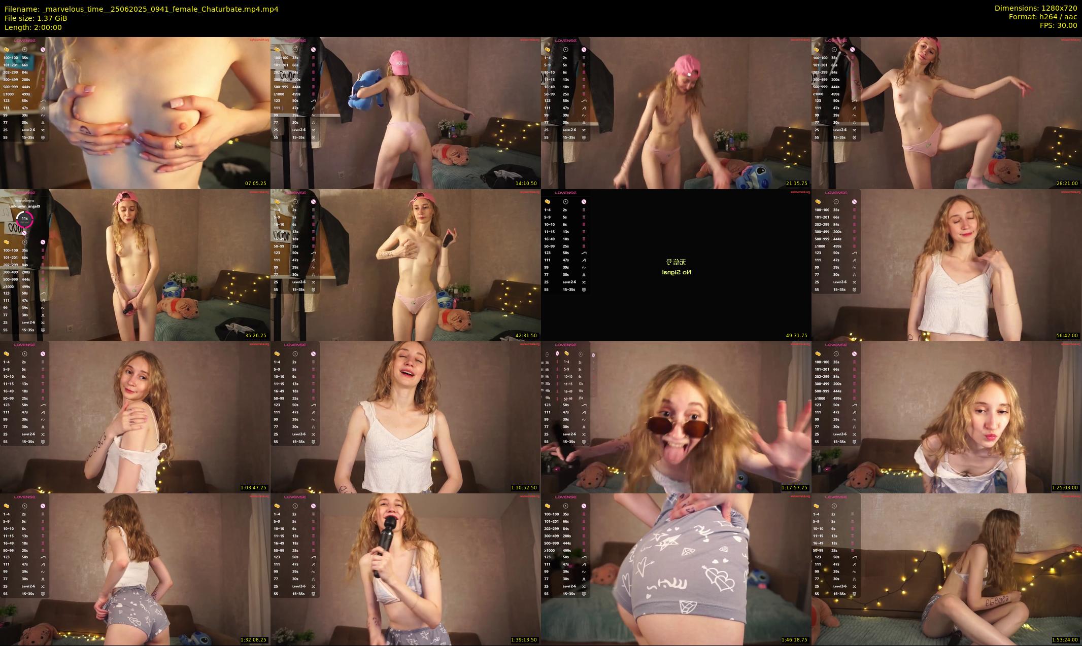 _marvelous_time_ — 120 minute Chaturbate female cam show recording, 720p, Jun 25, 2025