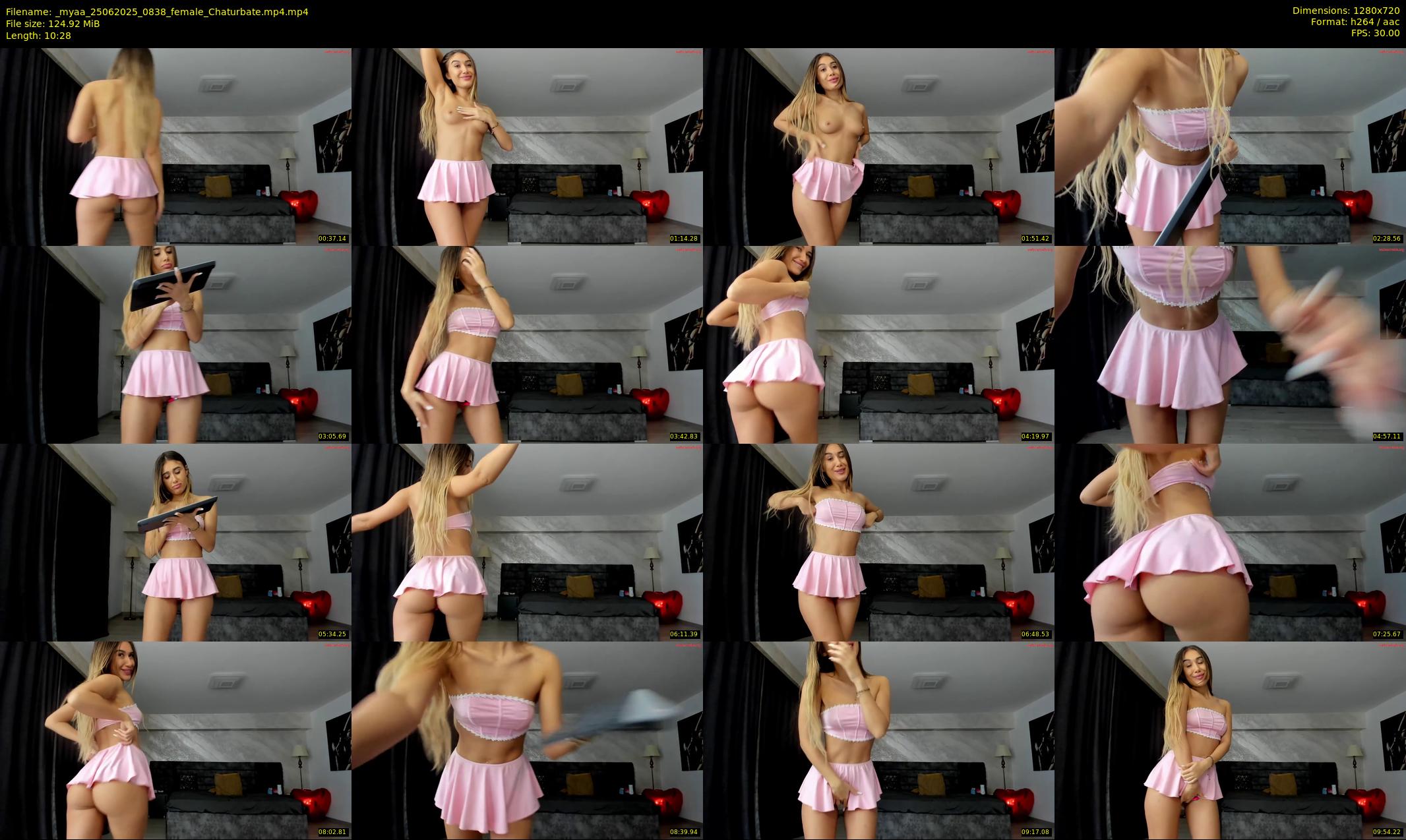_myaa — 11 minute Chaturbate female cam show recording, 720p, Jun 25, 2025
