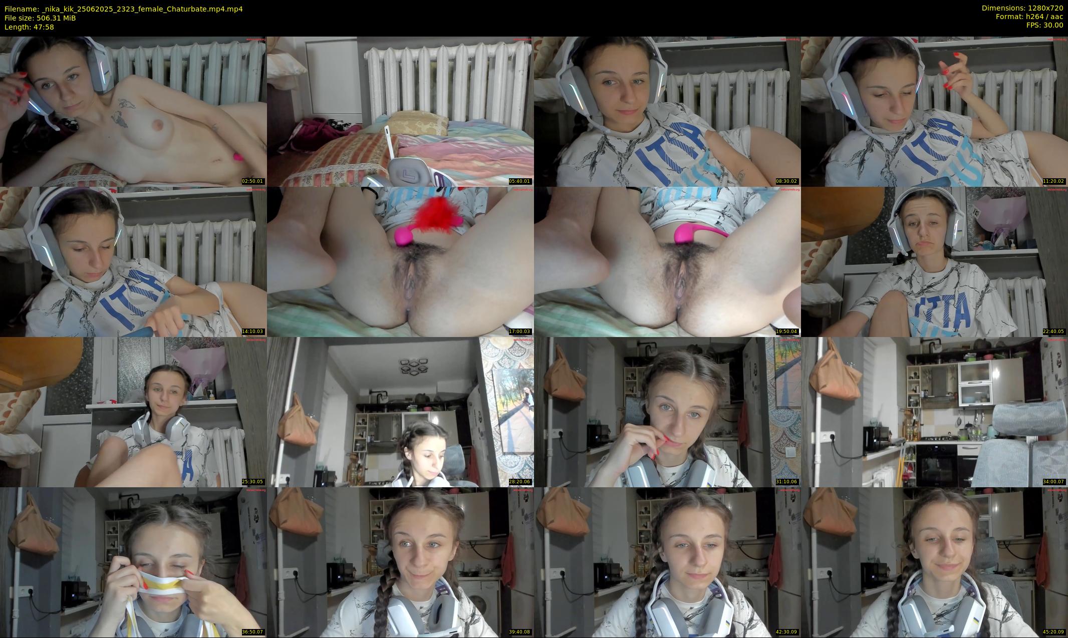 _nika_kik — 48 minute Chaturbate female cam show recording, 720p, Jun 25, 2025