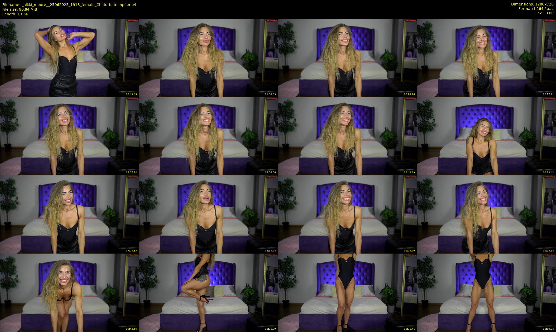 _nikki_moore_ — 14 minute Chaturbate female cam show recording, 720p, Jun 25, 2025