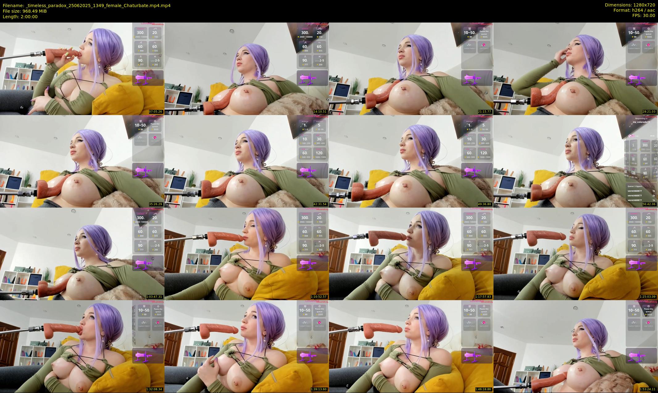 _timeless_paradox — 120 minute Chaturbate female cam show recording, 720p, Jun 25, 2025