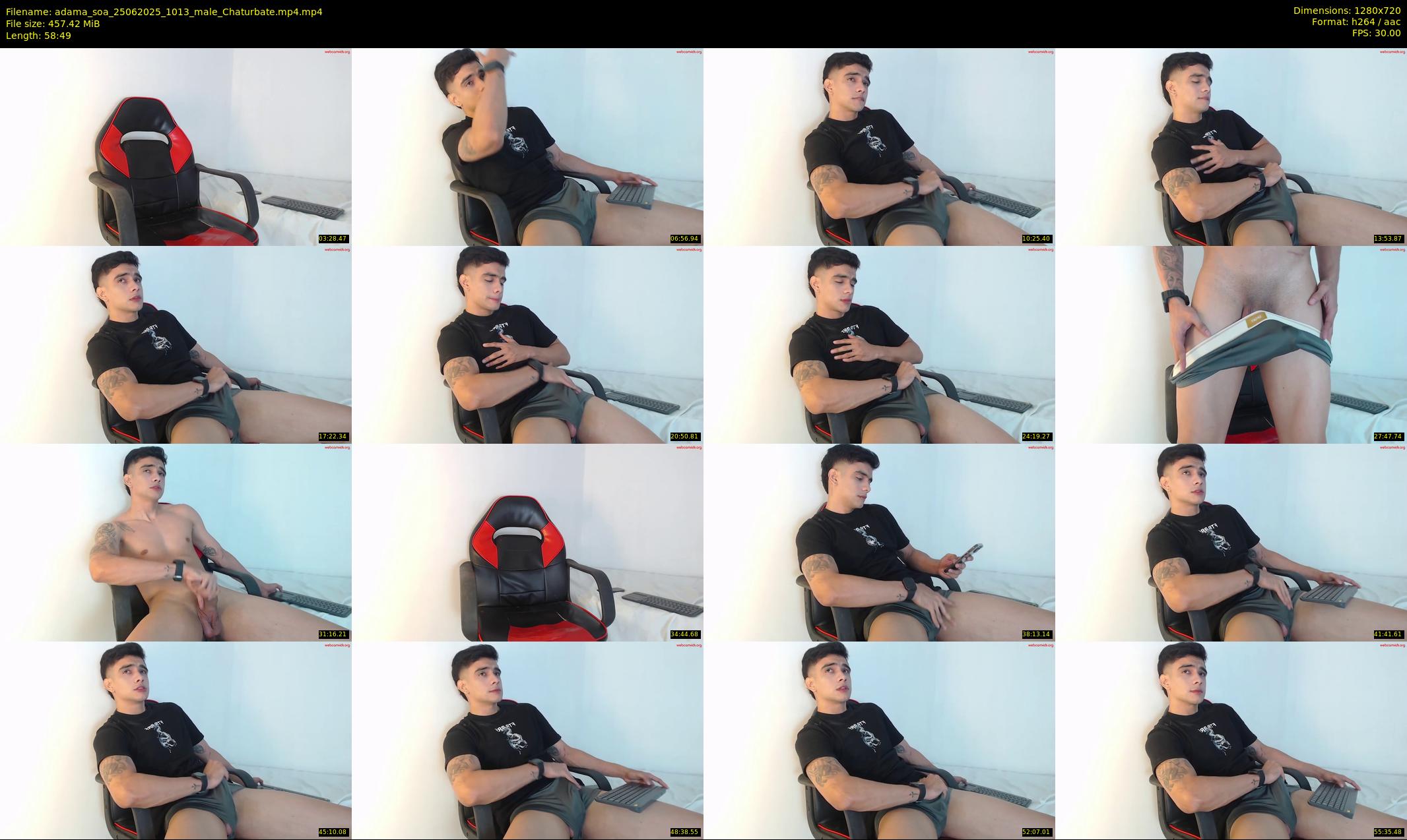 adama_soa — 59 minute Chaturbate male cam show recording, 720p, Jun 25, 2025