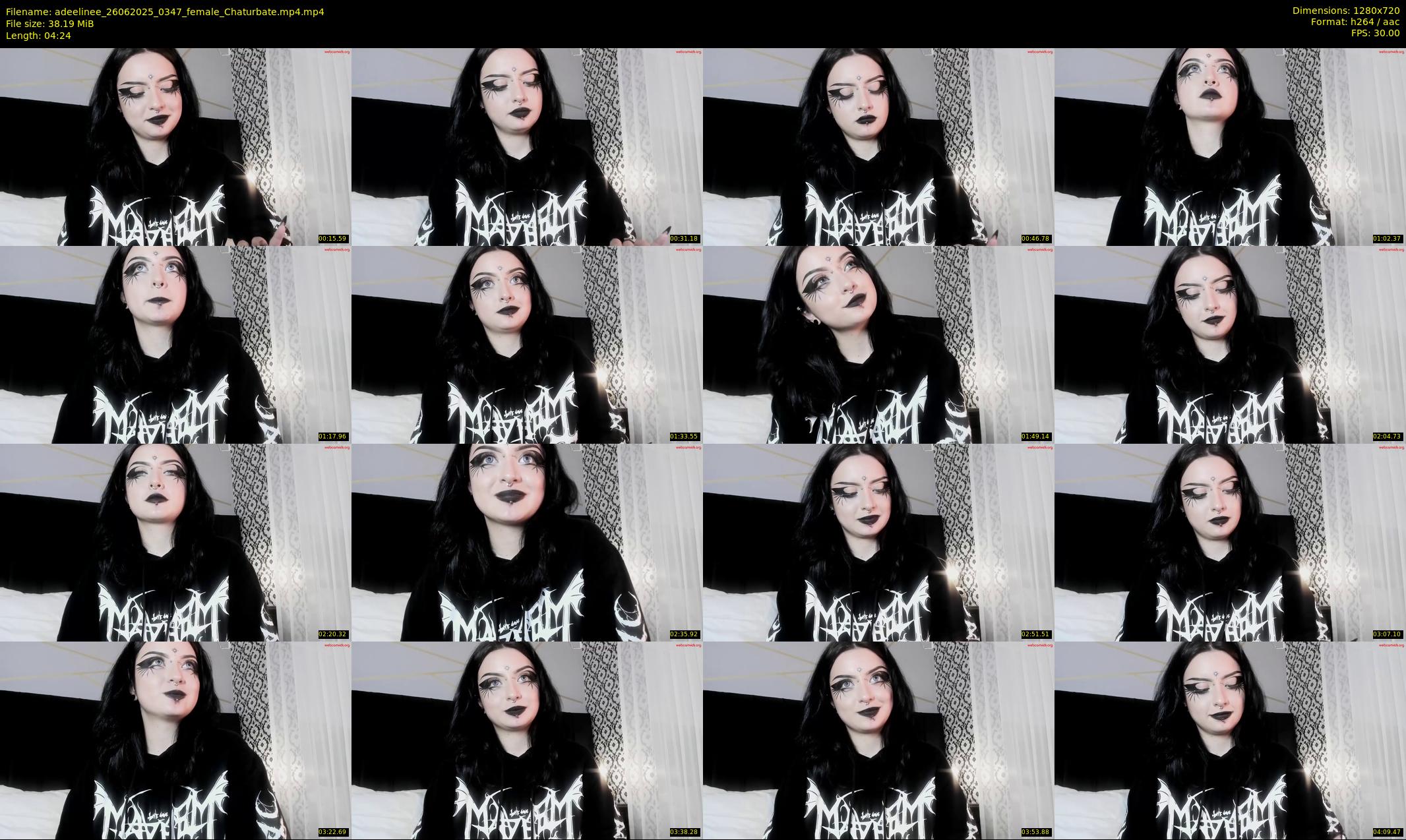adeelinee — 5 minute Chaturbate female cam show recording, 720p, Jun 26, 2025