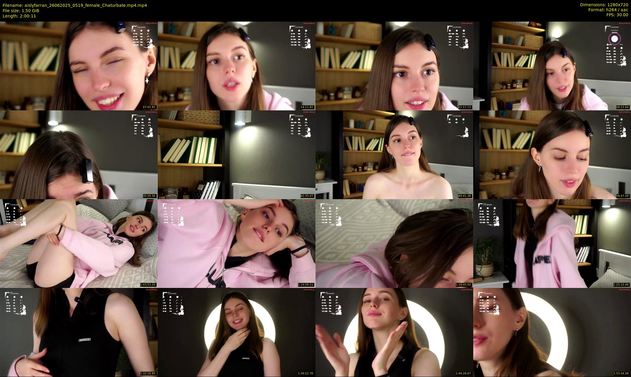 aislyfarran — 121 minute Chaturbate female cam show recording, 720p, Jun 26, 2025