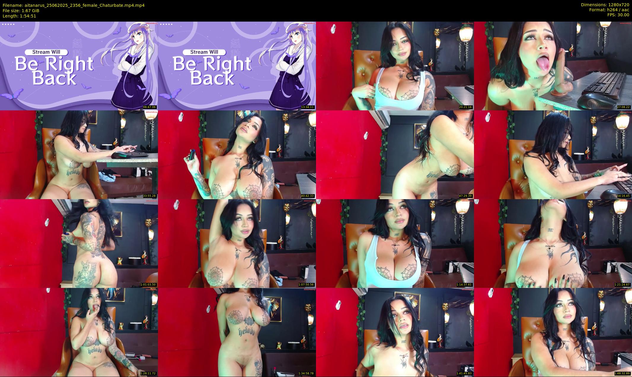 aitanarus — 115 minute Chaturbate female cam show recording, 720p, Jun 25, 2025