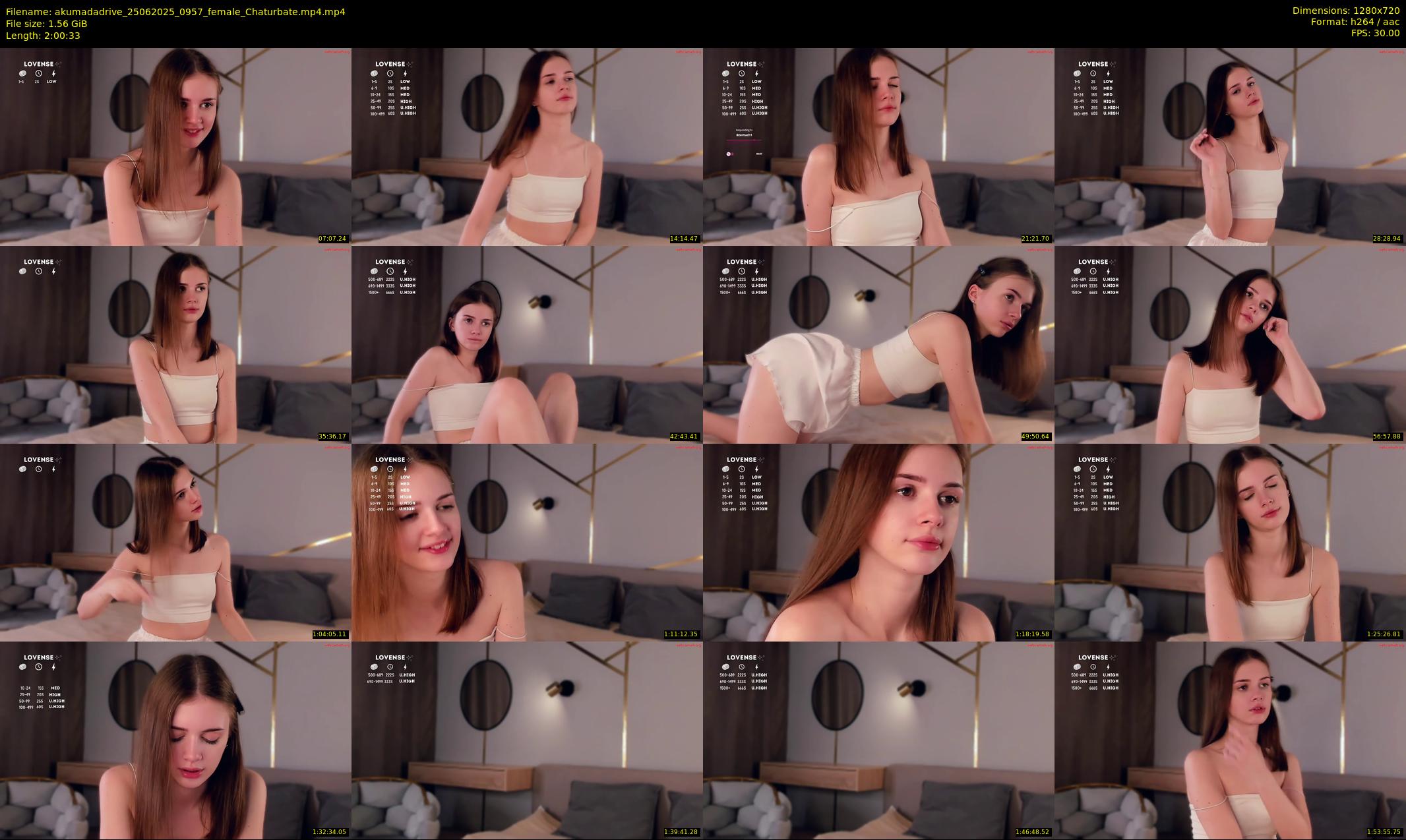 akumadadrive — 121 minute Chaturbate female cam show recording, 720p, Jun 25, 2025