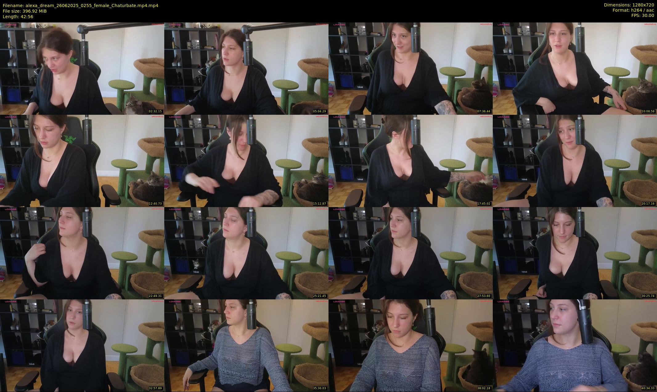 alexa_dream — 43 minute Chaturbate female cam show recording, 720p, Jun 26, 2025