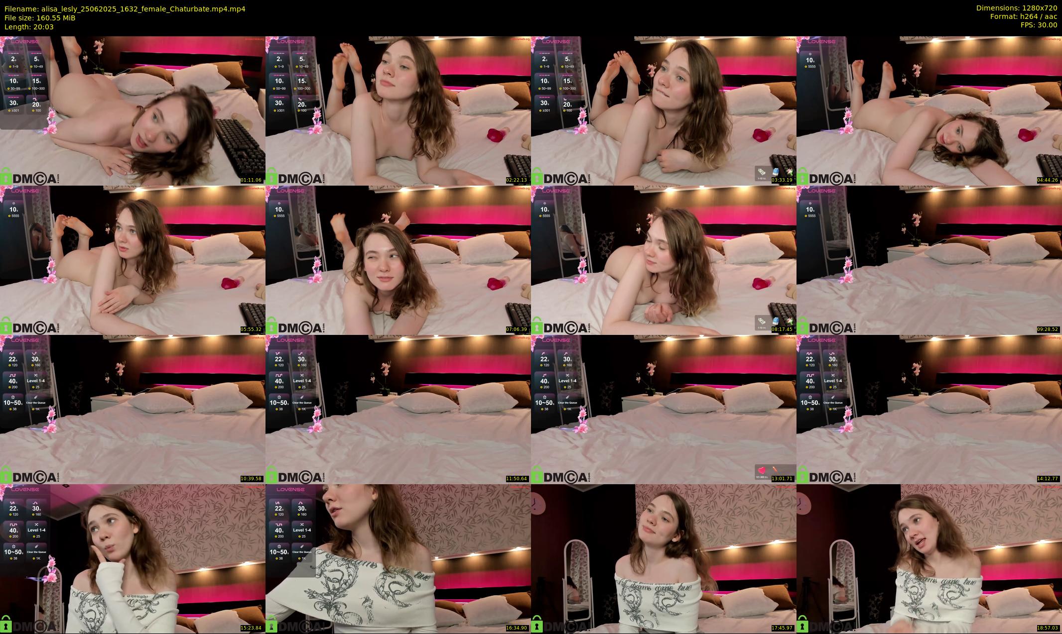 alisa_lesly — 21 minute Chaturbate female cam show recording, 720p, Jun 25, 2025