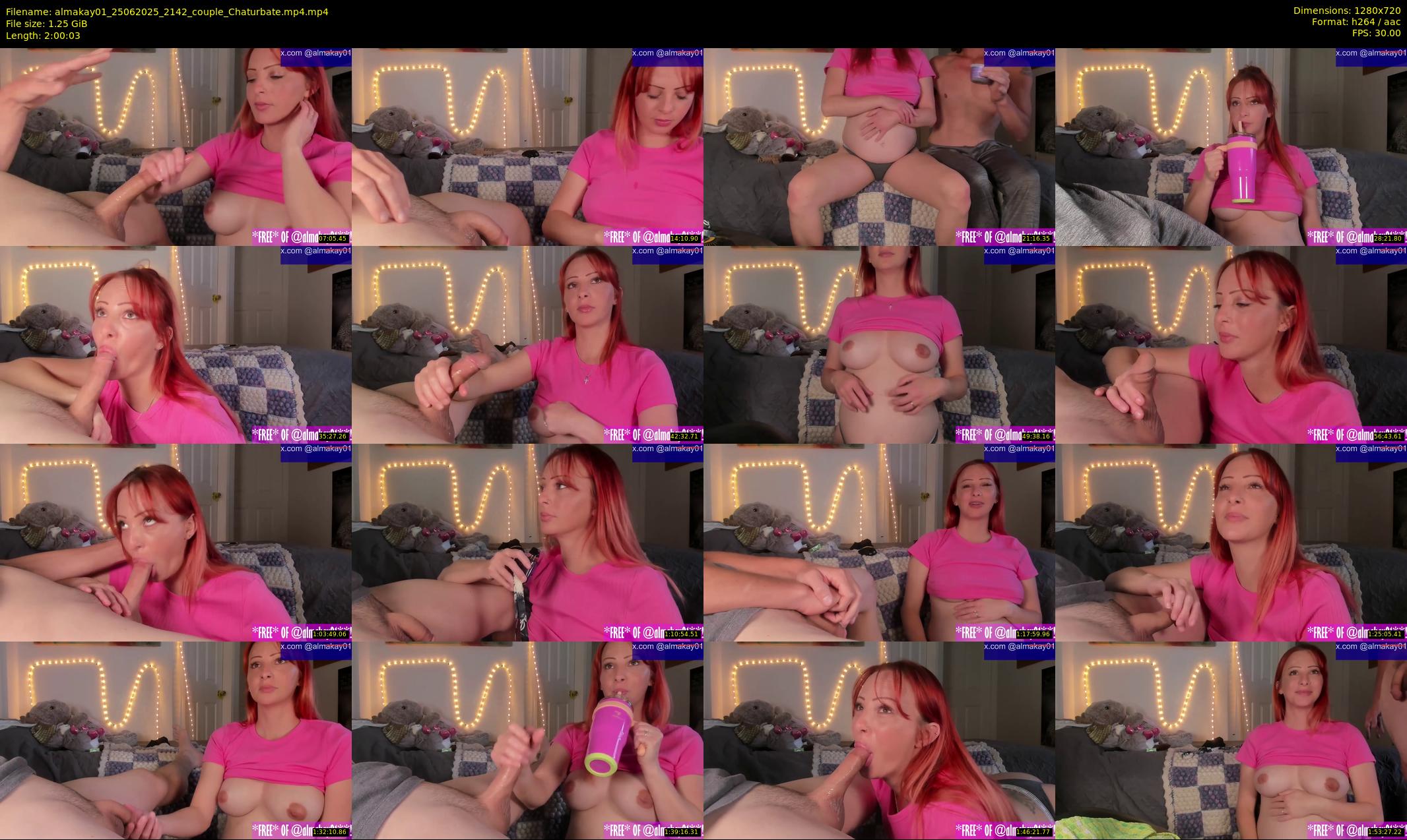 almakay01 — 121 minute Chaturbate couple cam show recording, 720p, Jun 25, 2025