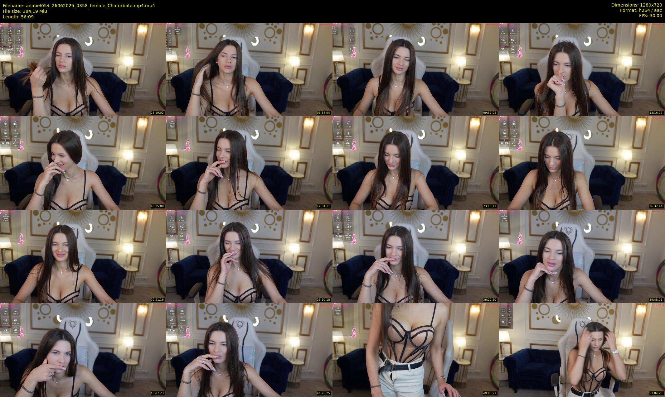 anabel054 — 57 minute Chaturbate female cam show recording, 720p, Jun 26, 2025