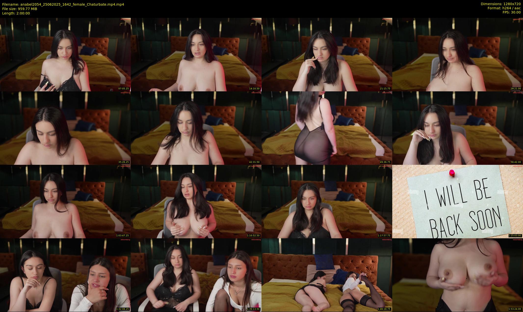 anabel2054 — 120 minute Chaturbate female cam show recording, 720p, Jun 25, 2025