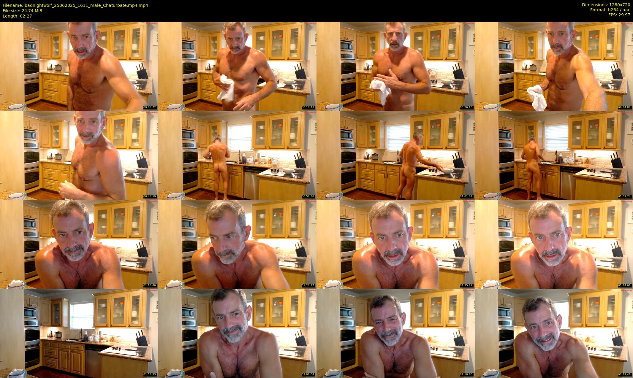 badnightwolf — 3 minute Chaturbate male cam show recording, 720p, Jun 25, 2025
