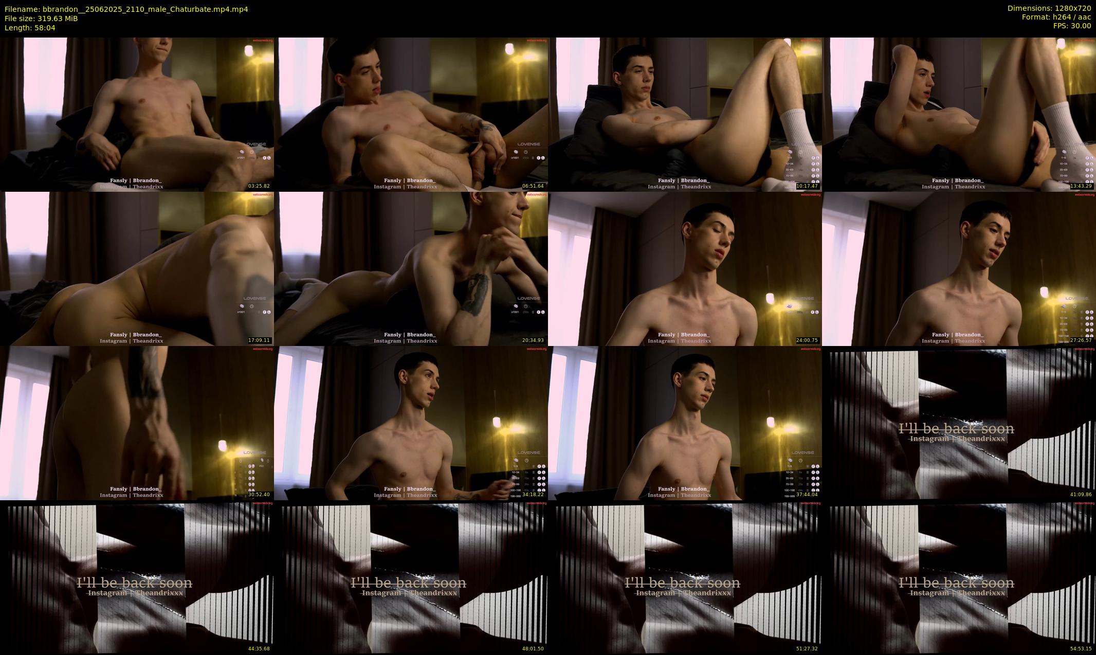 bbrandon_ — 59 minute Chaturbate male cam show recording, 720p, Jun 25, 2025