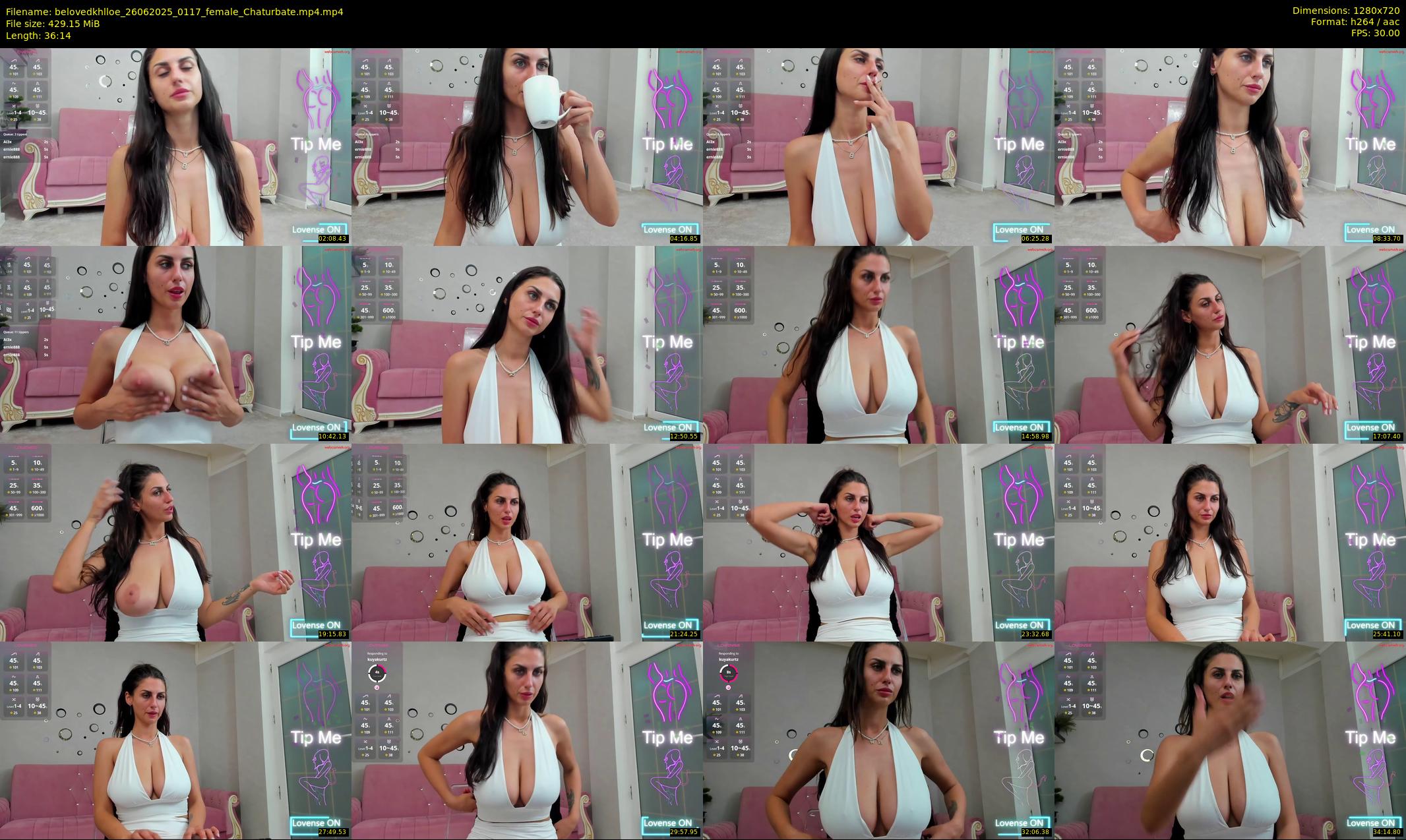 belovedkhlloe — 37 minute Chaturbate female cam show recording, 720p, Jun 26, 2025