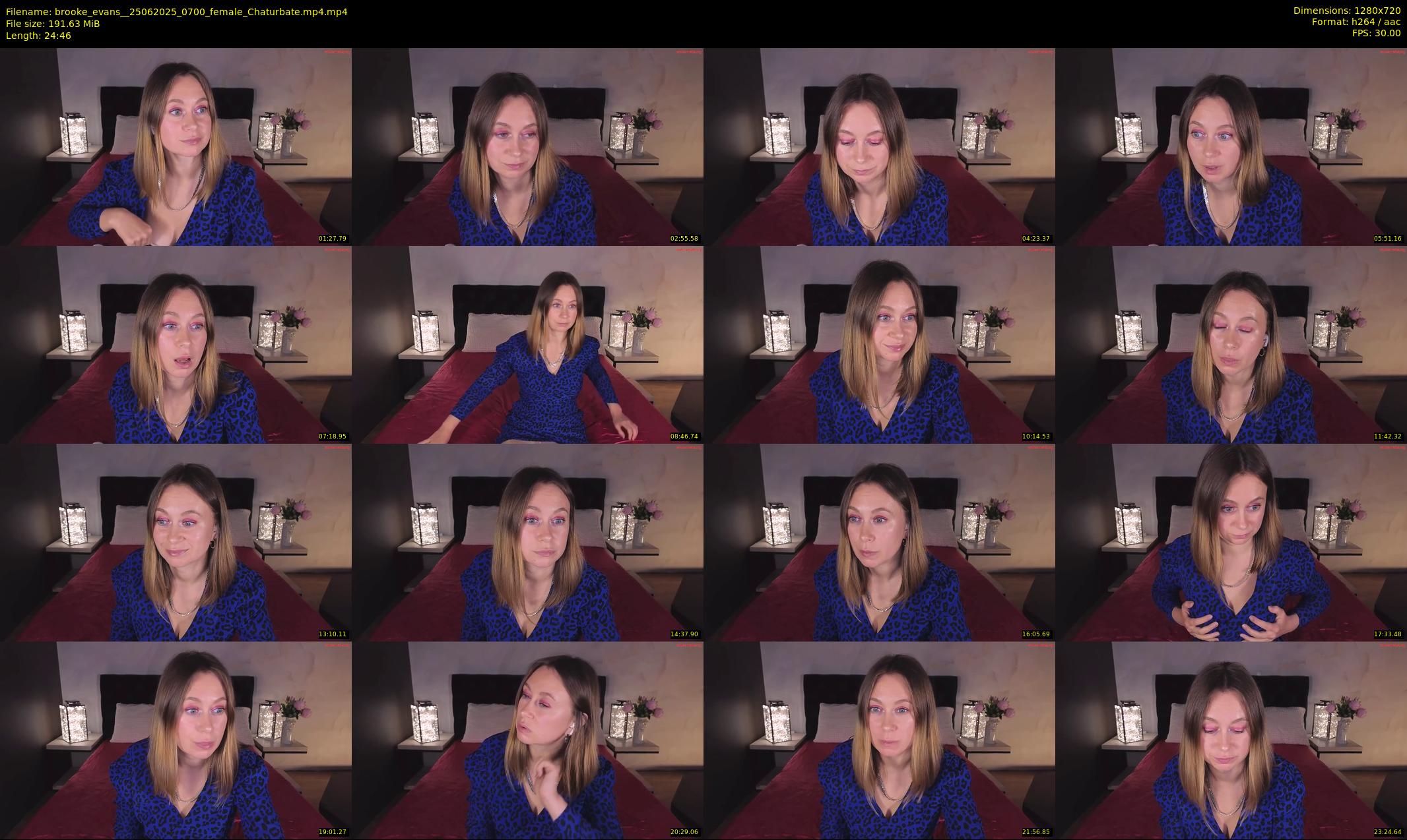 brooke_evans_ — 25 minute Chaturbate female cam show recording, 720p, Jun 25, 2025