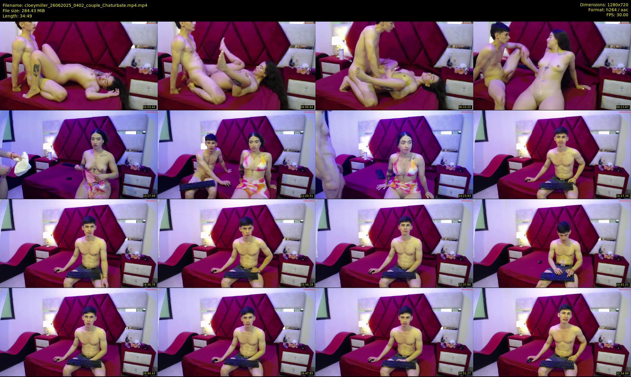 cloeymiller — 35 minute Chaturbate couple cam show recording, 720p, Jun 26, 2025