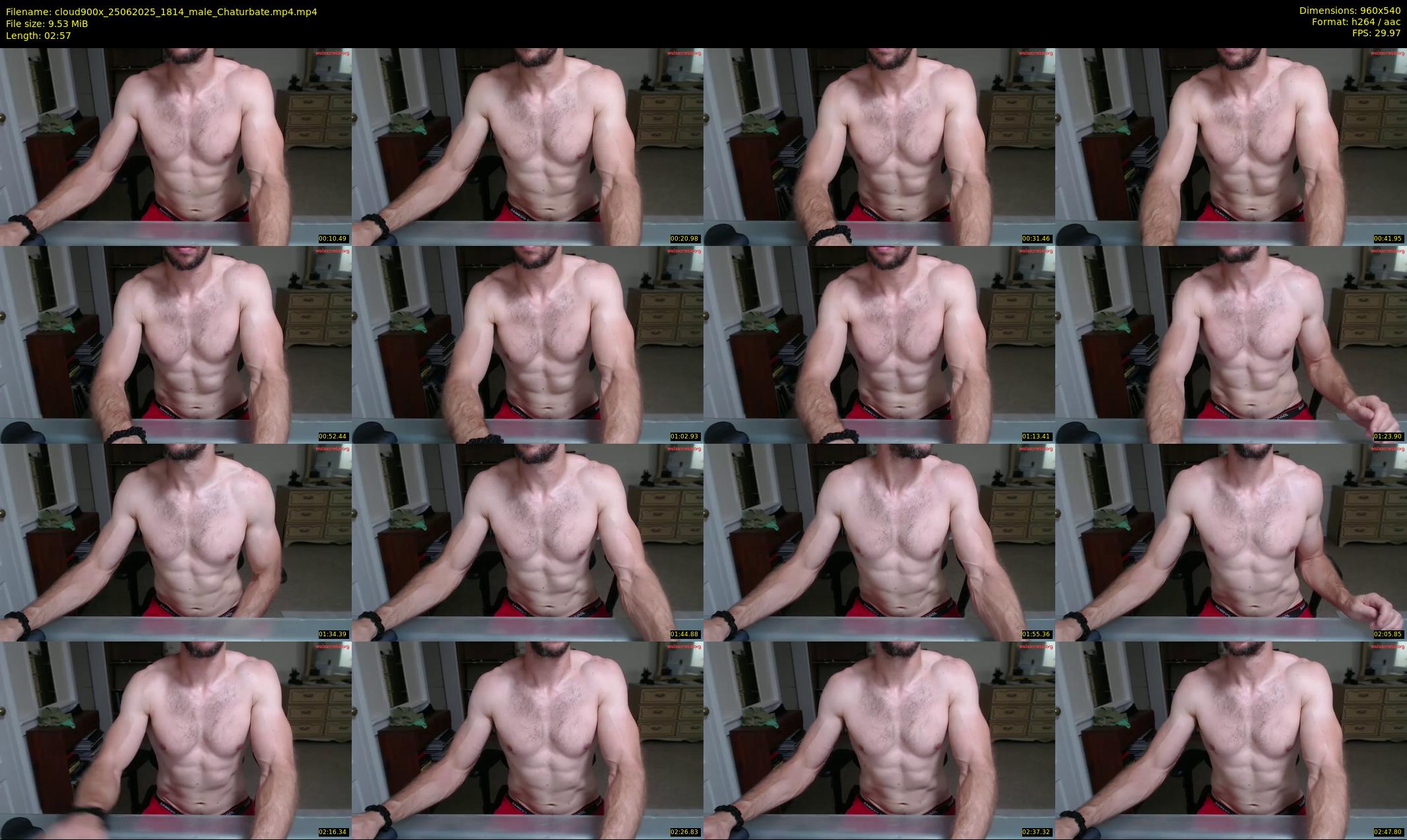 cloud900x — 3 minute Chaturbate male cam show recording, 480p, Jun 25, 2025