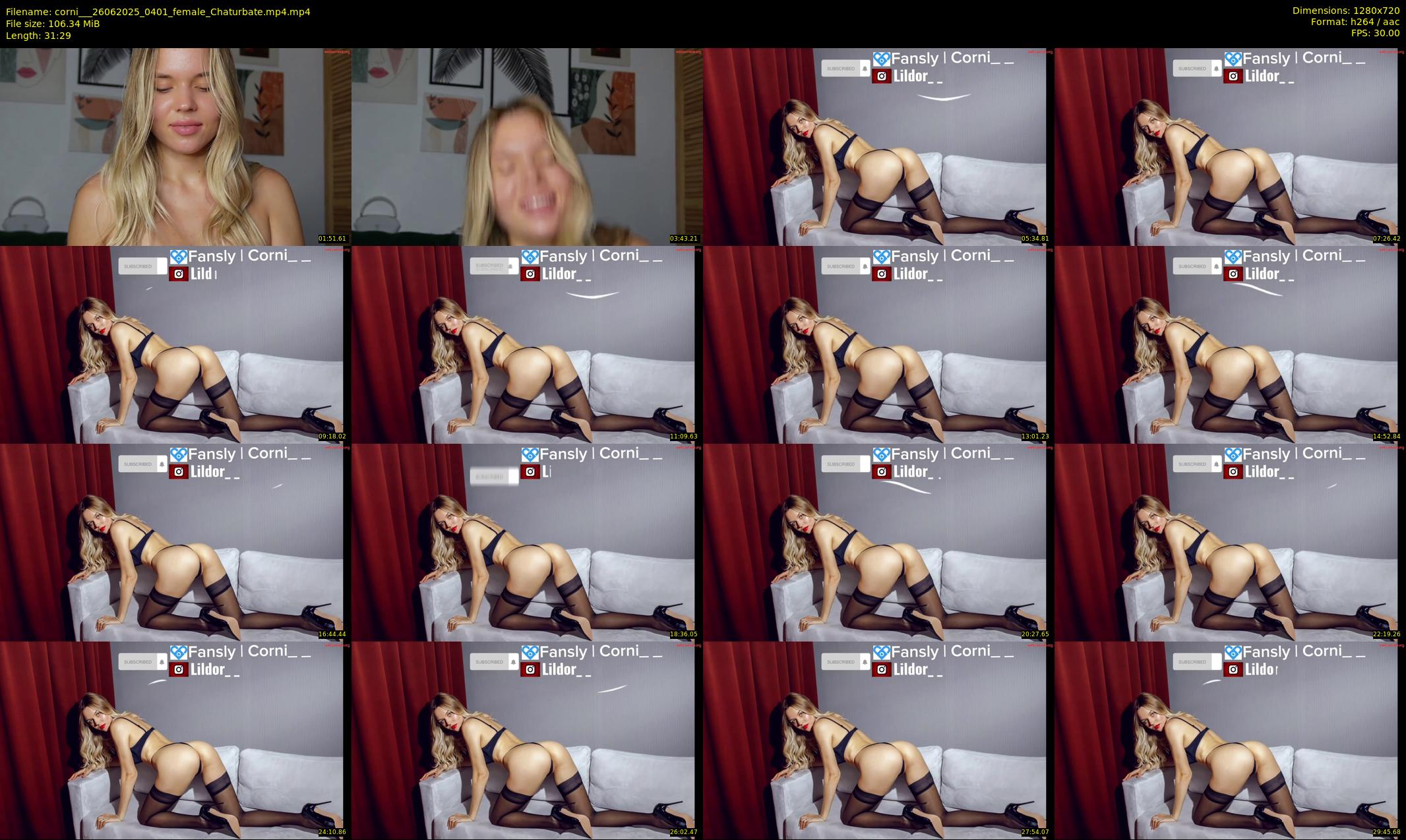 corni__ — 32 minute Chaturbate female cam show recording, 720p, Jun 26, 2025