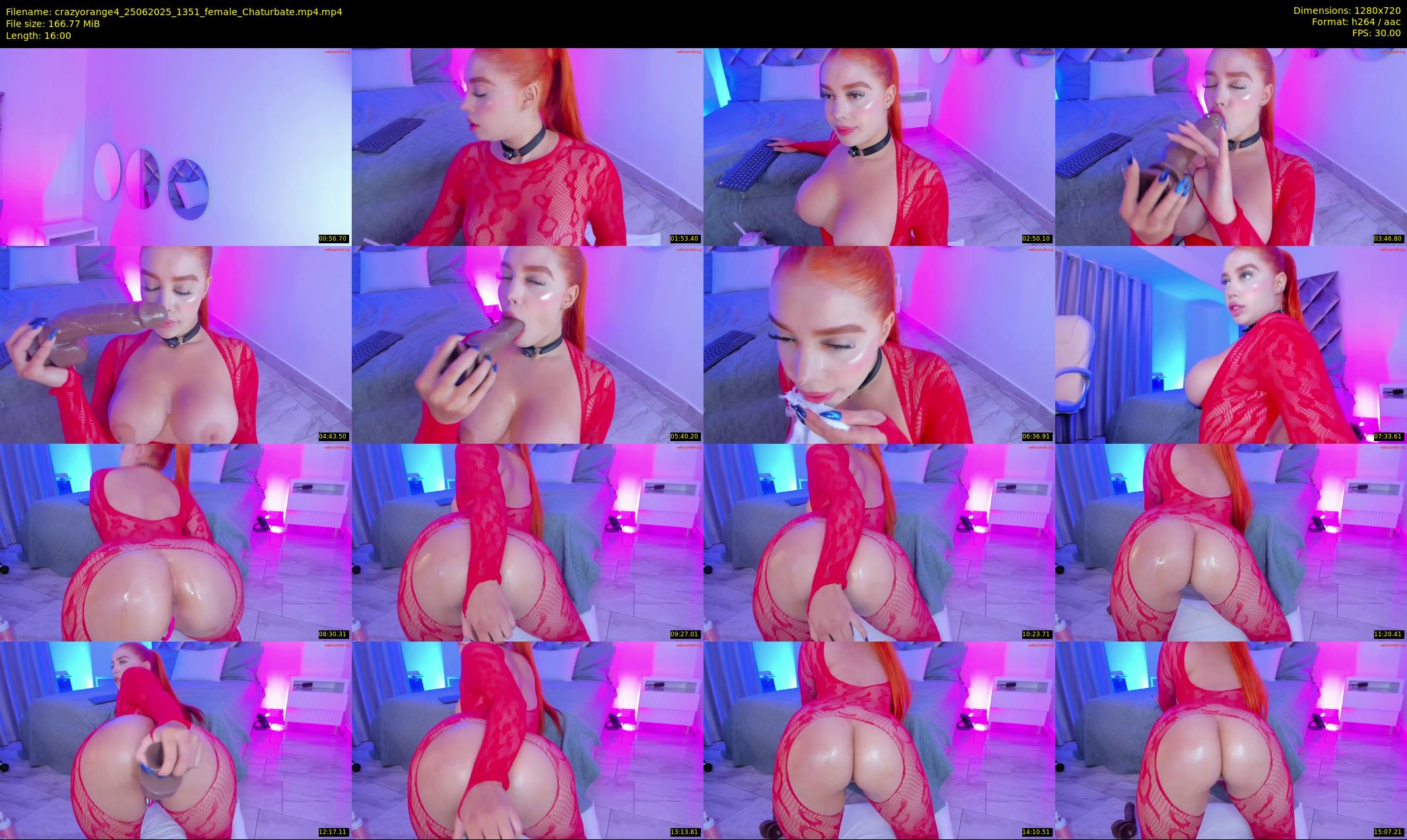 crazyorange4 — 16 minute Chaturbate female cam show recording, 720p, Jun 25, 2025