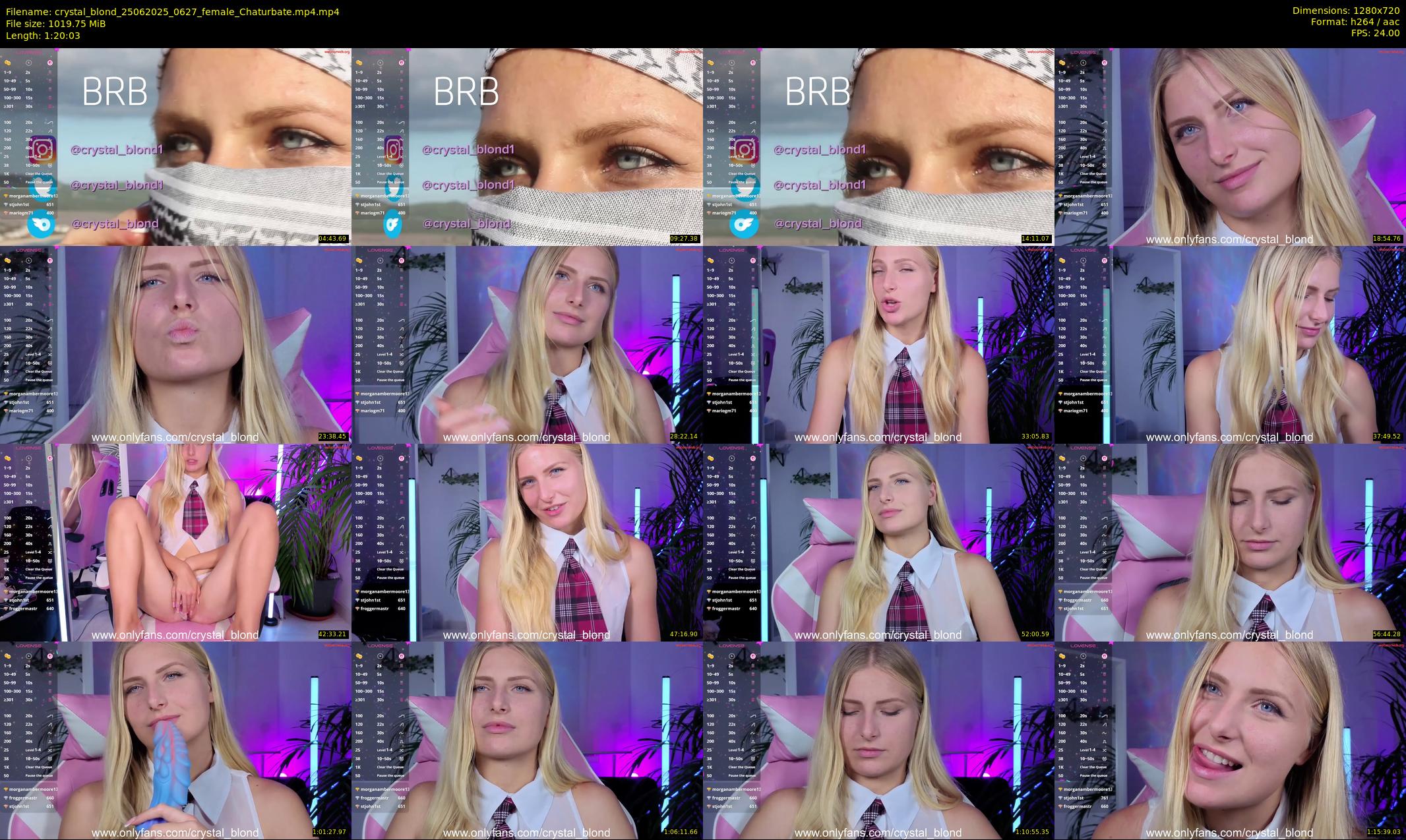 crystal_blond — 81 minute Chaturbate female cam show recording, 720p, Jun 25, 2025